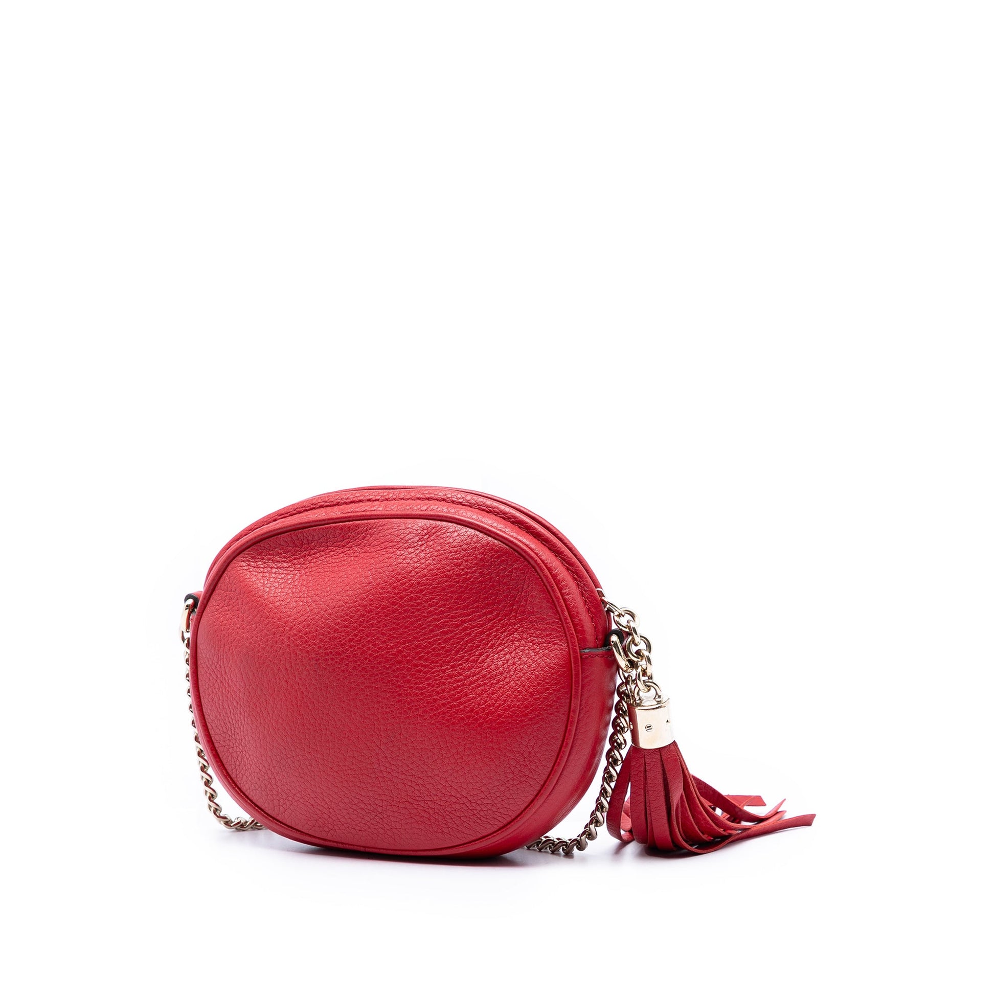 Gucci Mini Pebbled Calfskin Soho Chain Crossbody