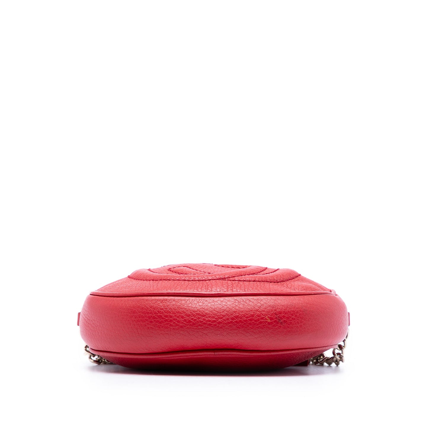 Gucci Mini Pebbled Calfskin Soho Chain Crossbody