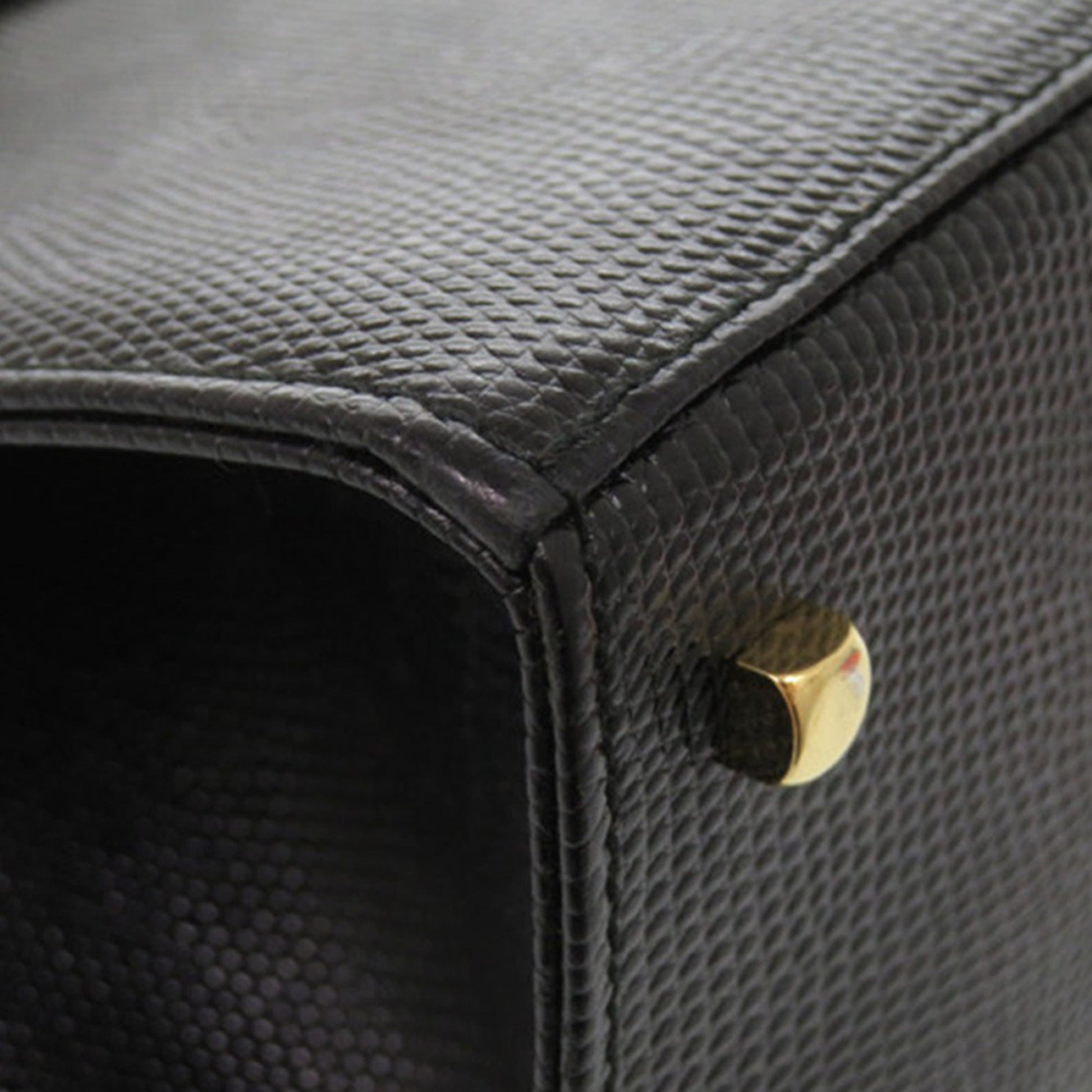 Ferragamo Lizard Embossed Leather Vara Bow Satchel