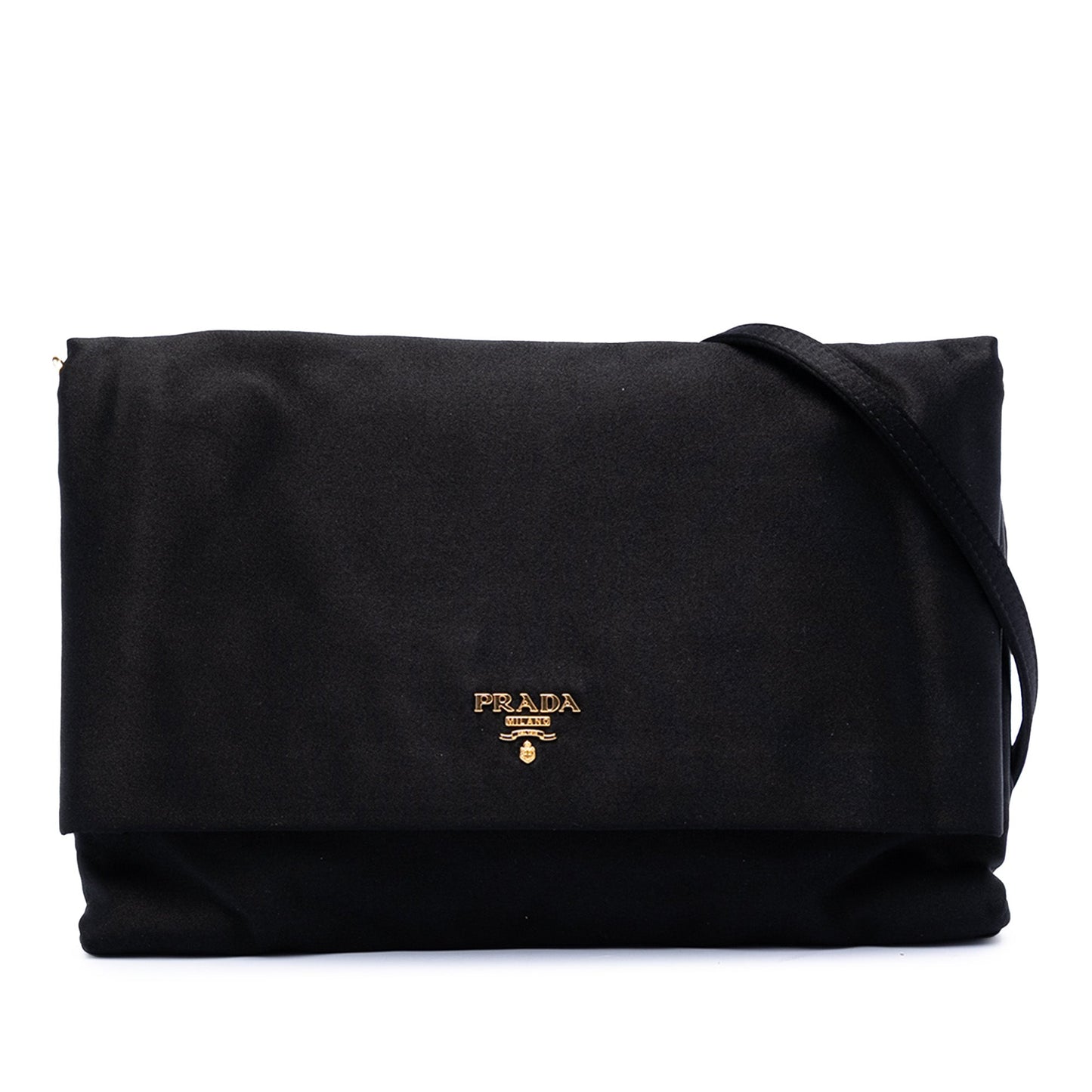 Satin Raso Flap Crossbody