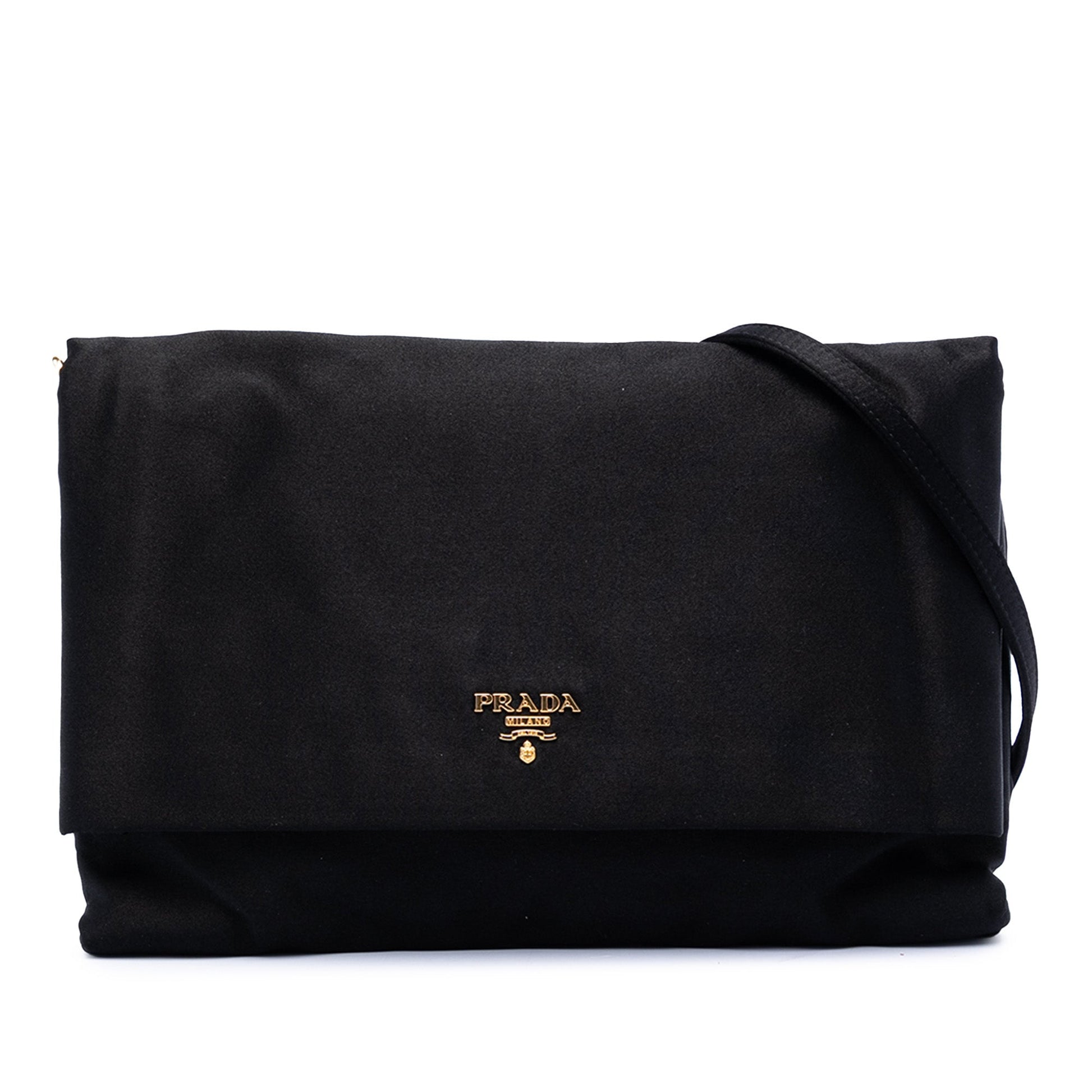 Satin Raso Flap Crossbody