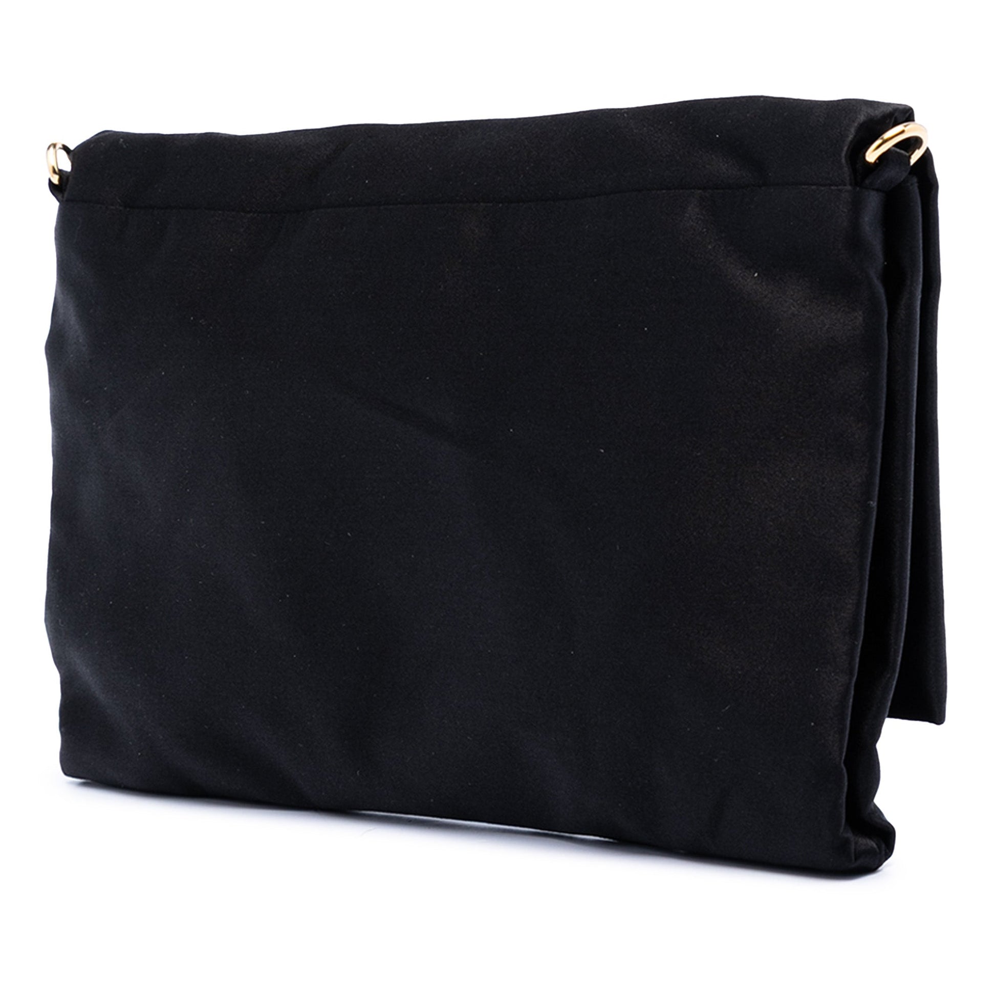 Satin Raso Flap Crossbody