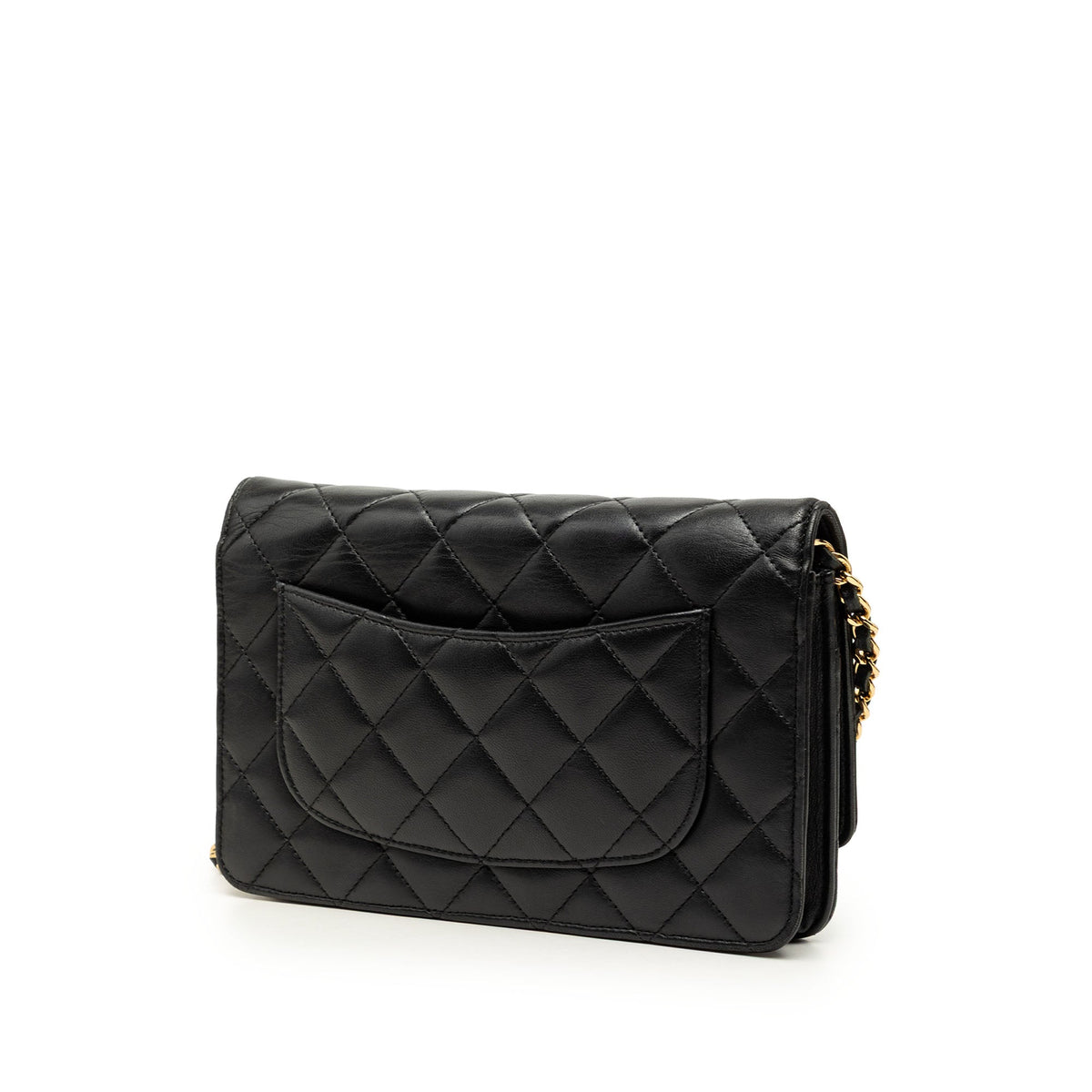 Chanel CC Quilted Lambskin Wallet On Chain