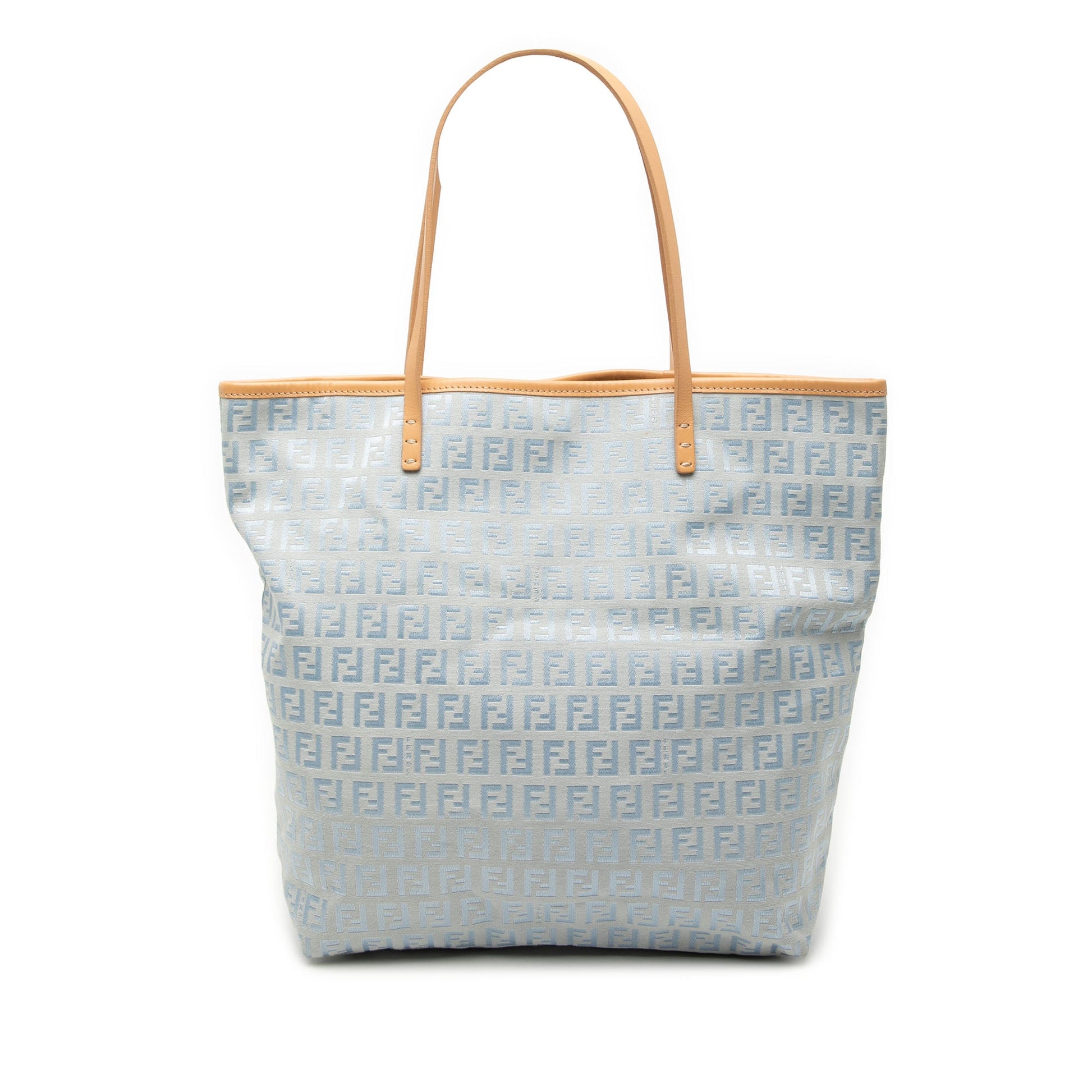 Fendi Small Zucchino Canvas Roll Tote