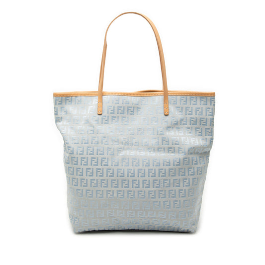 Fendi Small Zucchino Canvas Roll Tote