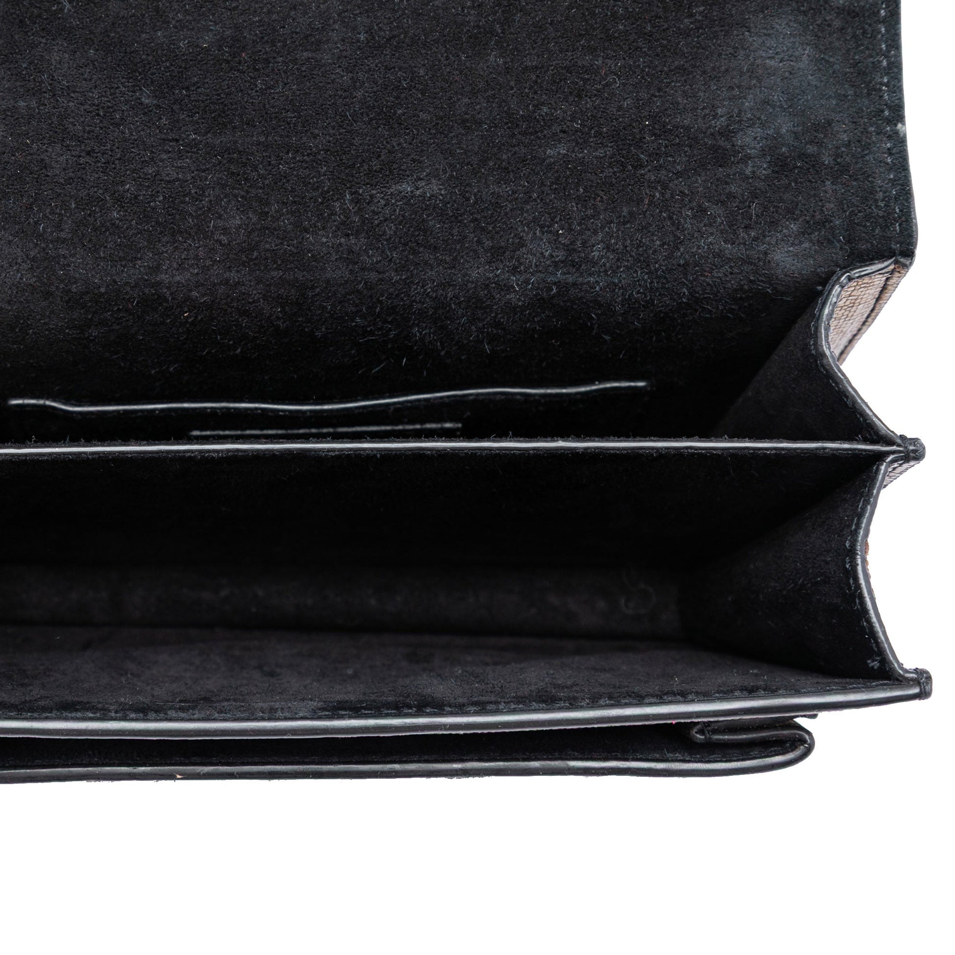 Saint Laurent Small Metallic Lizard Embossed Leather Monogram Sunset Crossbody