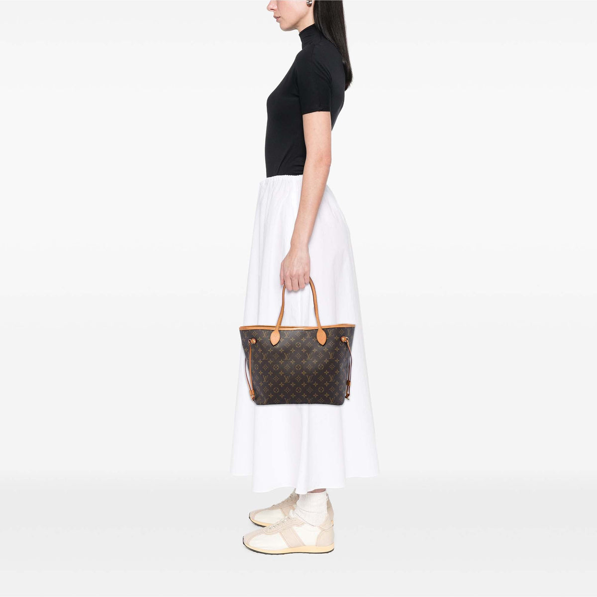 Louis Vuitton Monogram Neverfull MM — Brown