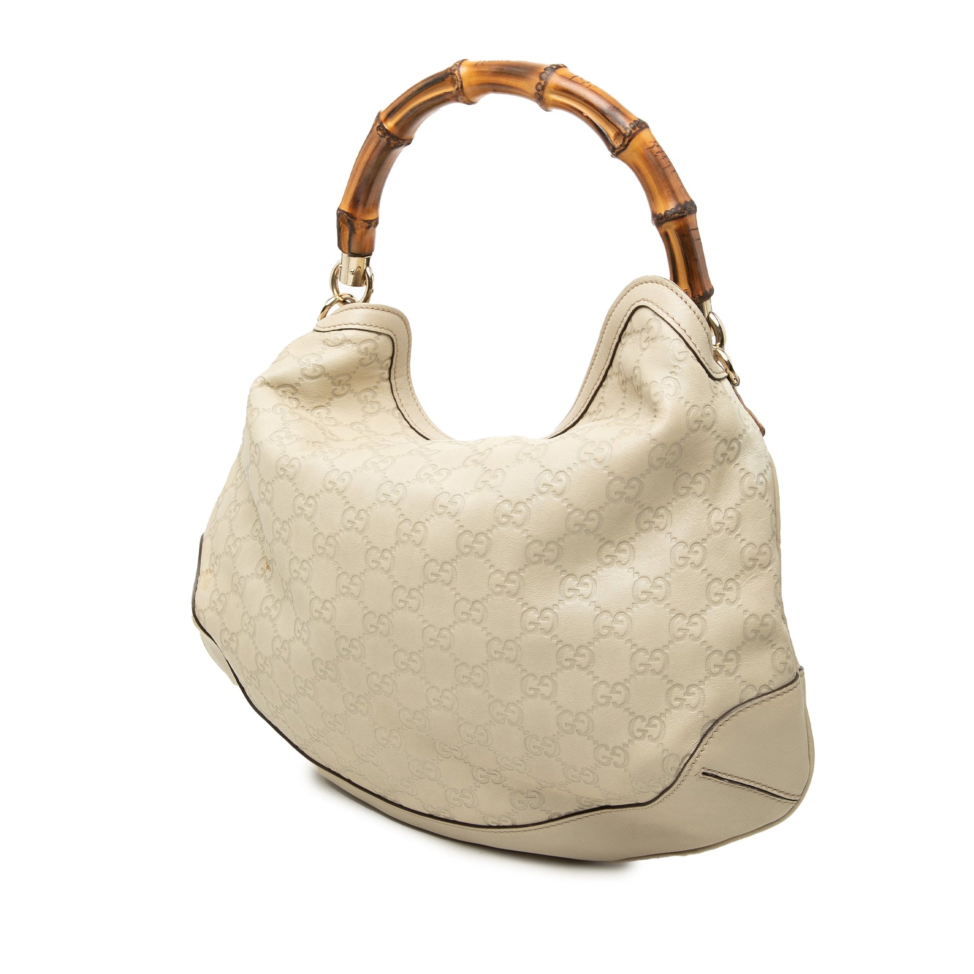 Gucci Guccissima Bamboo Peggy Satchel
