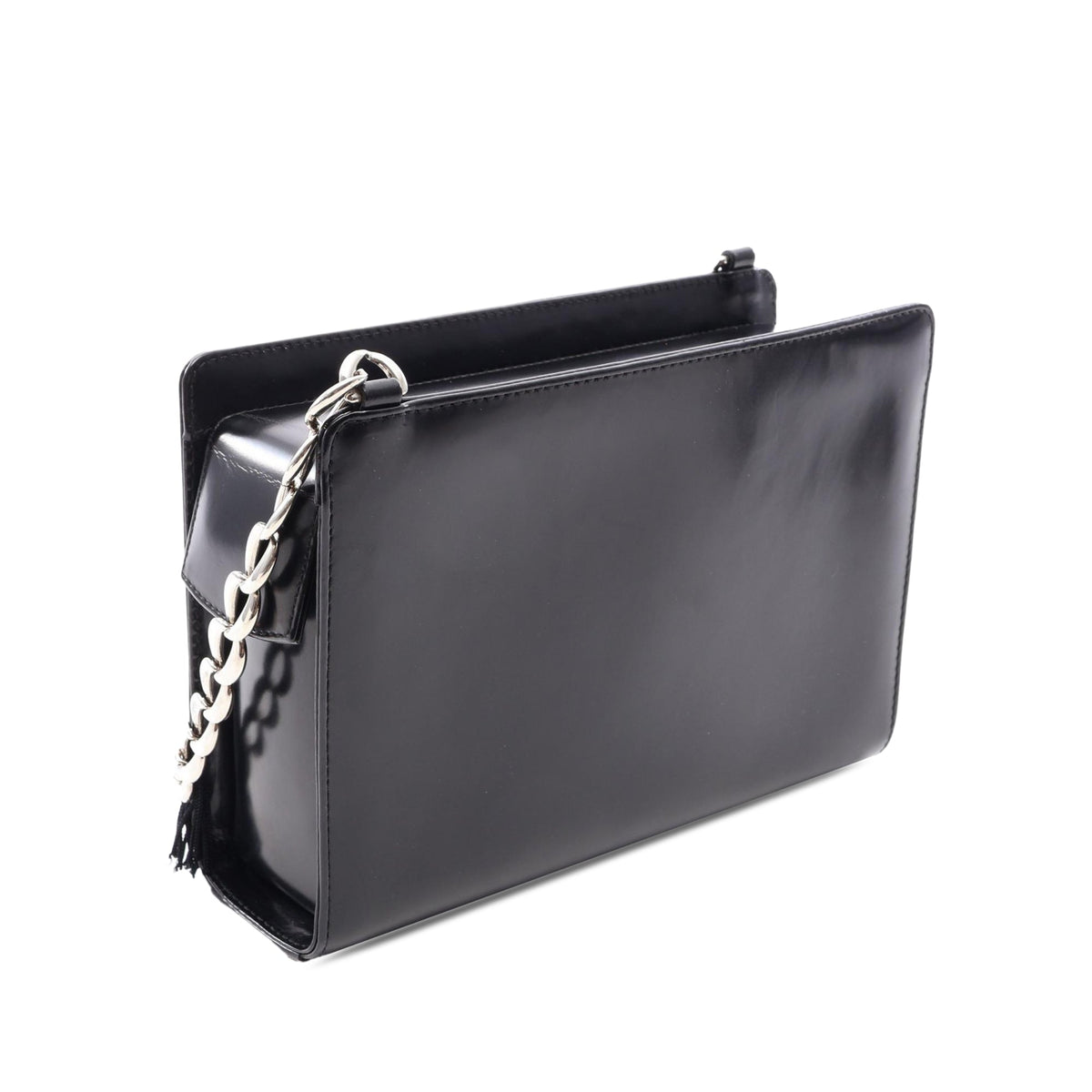 Dior Leather Fringe Chain Crossbody