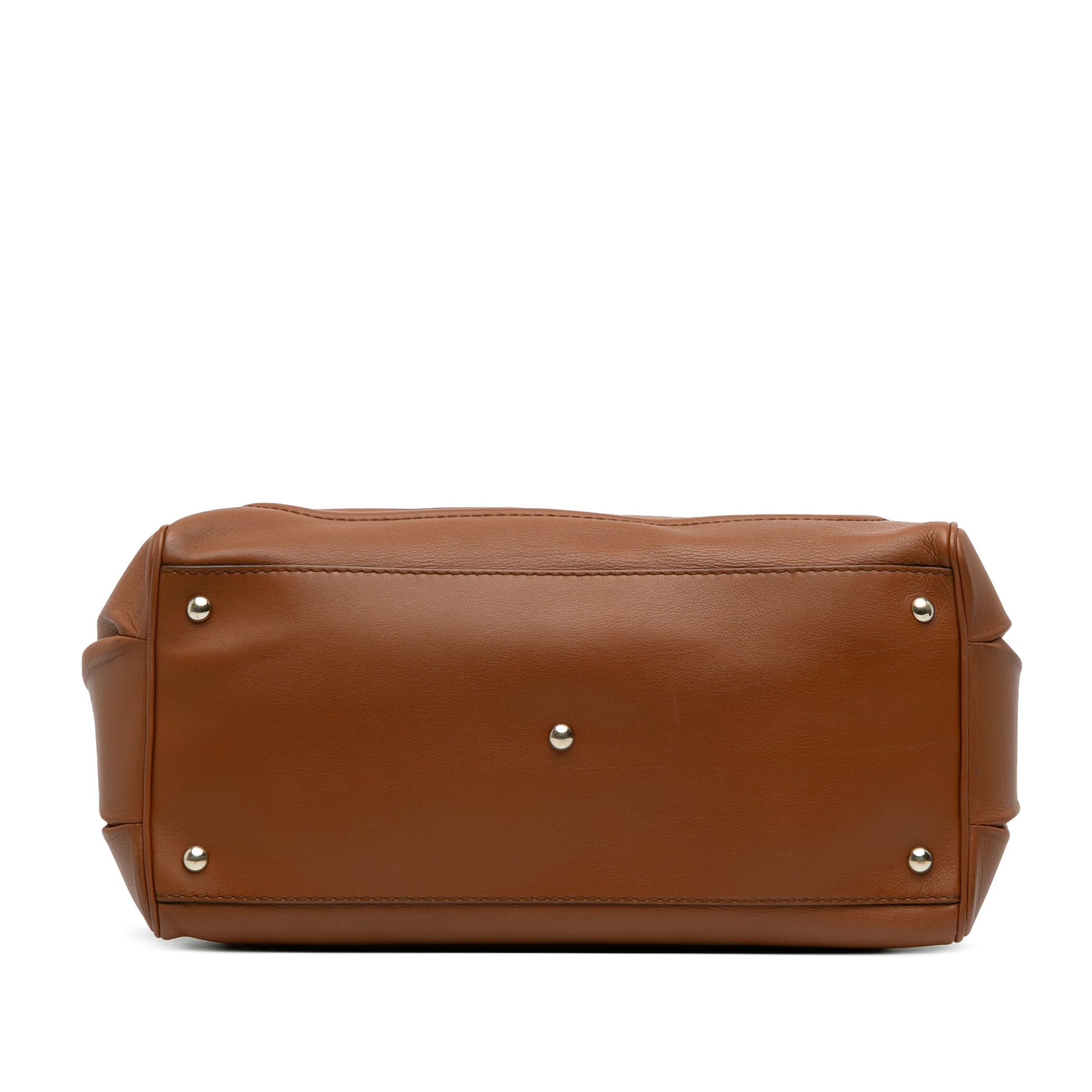 Gucci Medium Calfskin Bold Bamboo Top Handle