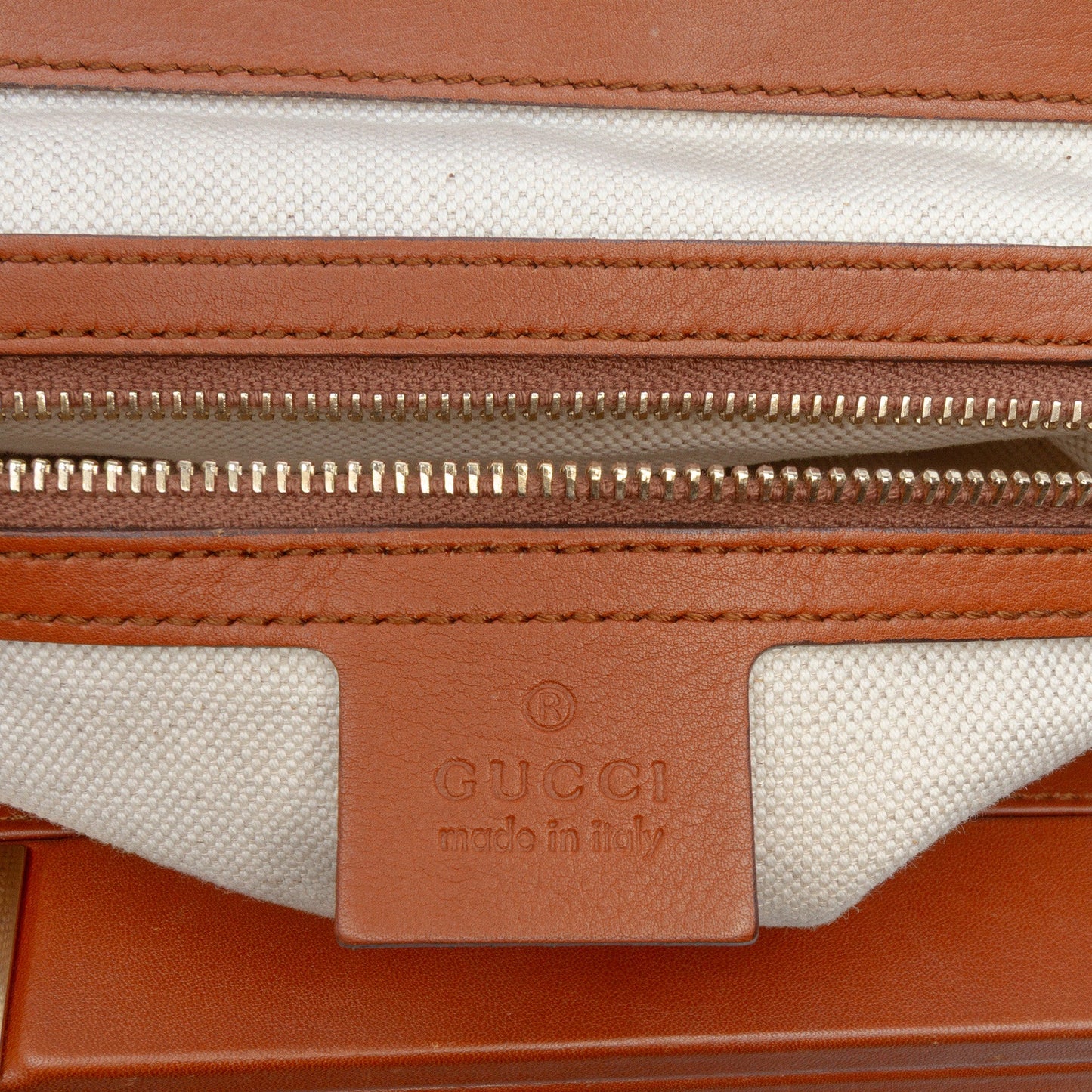 Gucci Medium Calfskin Bold Bamboo Top Handle