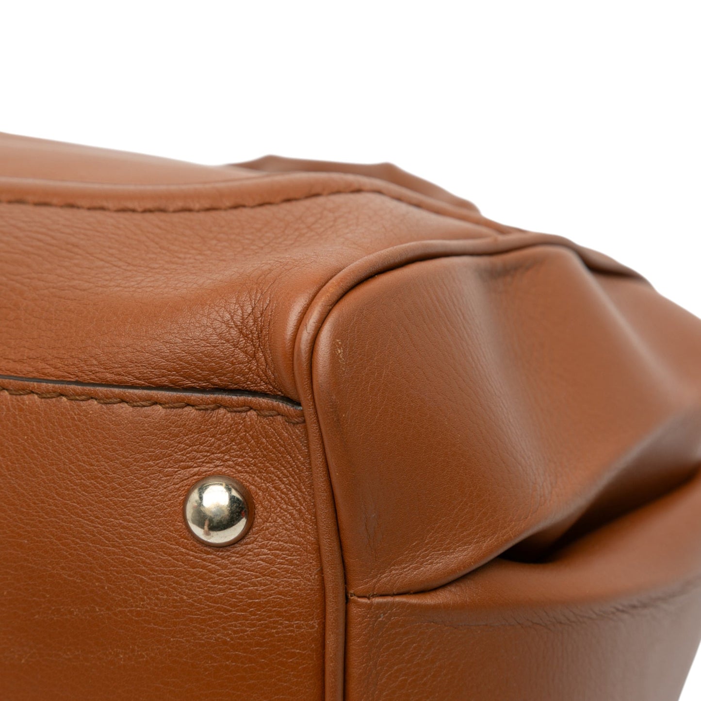 Gucci Medium Calfskin Bold Bamboo Top Handle