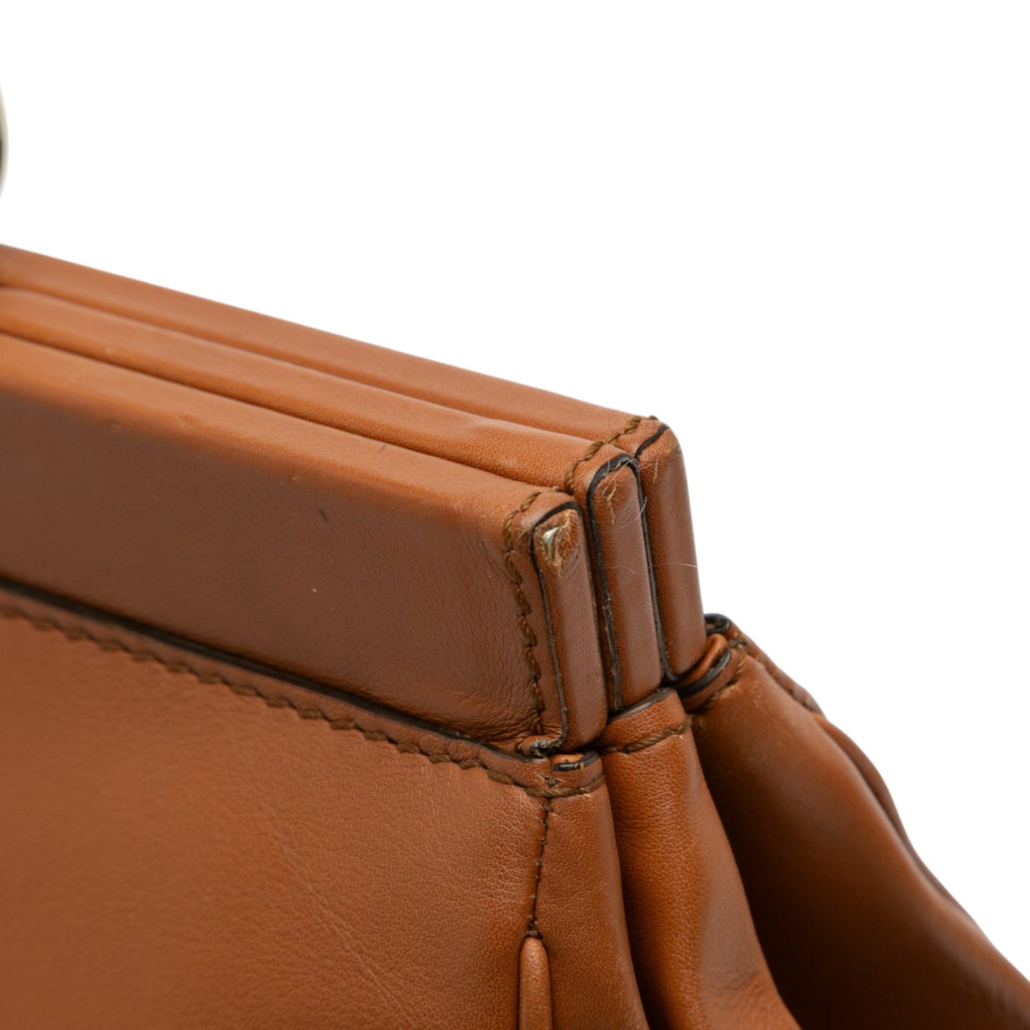 Gucci Medium Calfskin Bold Bamboo Top Handle