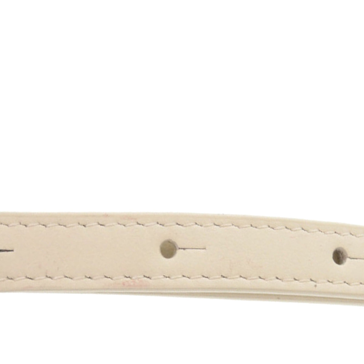 Bvlgari Leather Infinitum Wallet on Chain — White