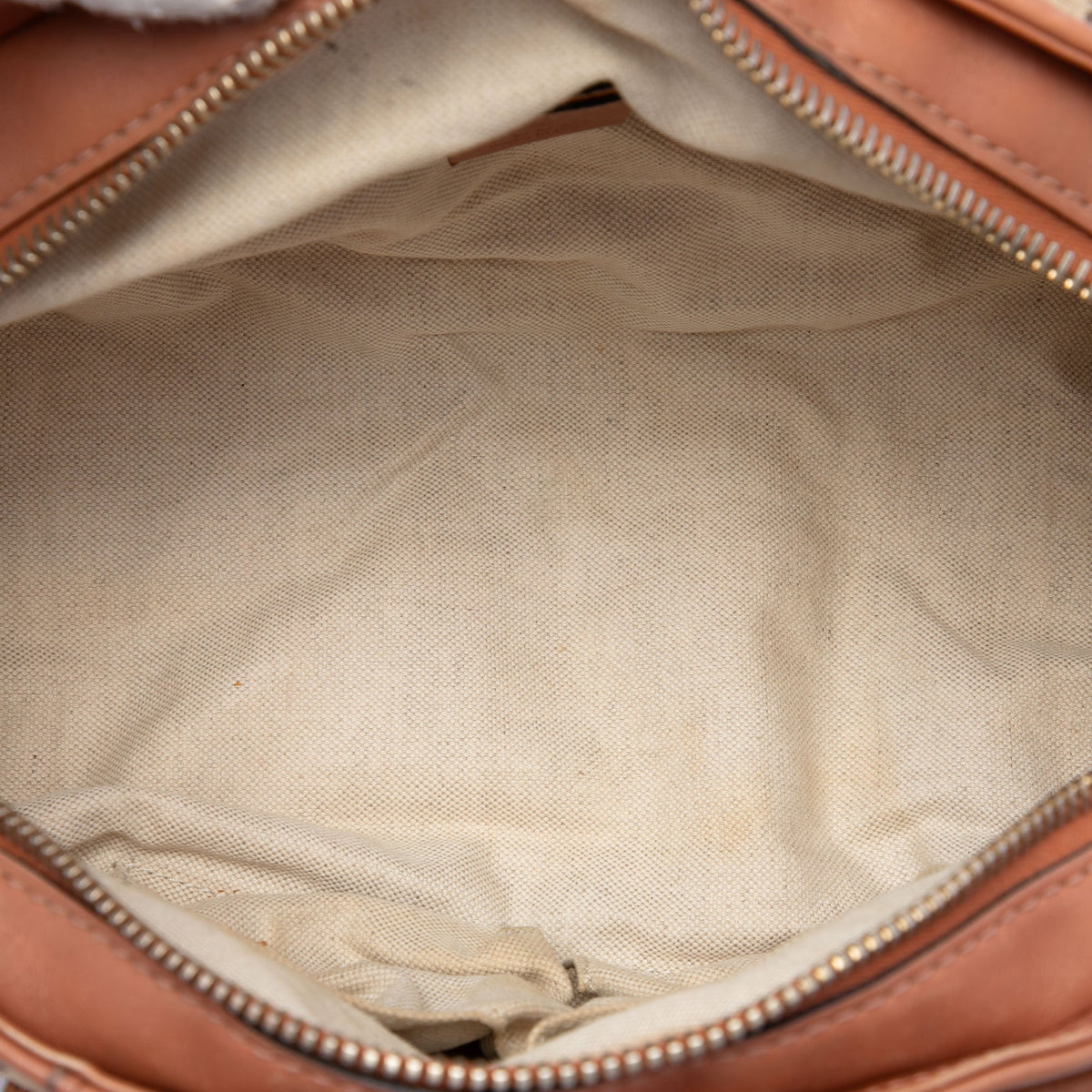 Gucci GG Canvas Heart Bit Satchel — Beige