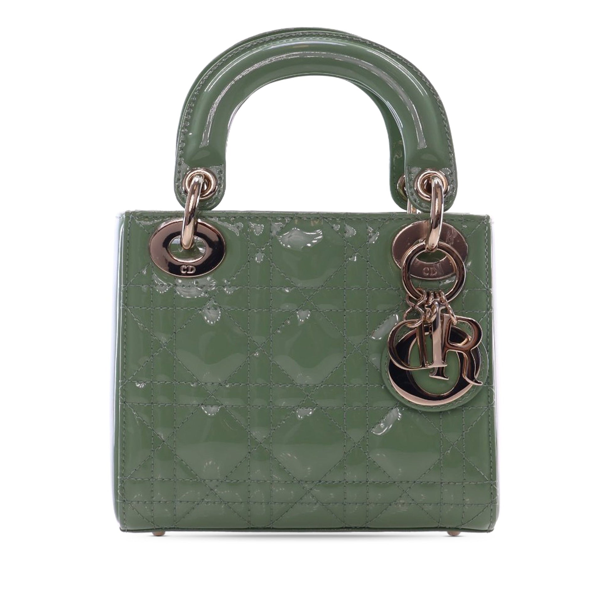 Dior Mini Patent Cannage Lady Dior