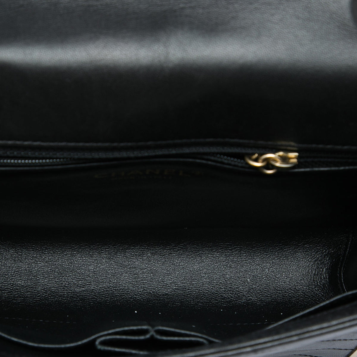 Chanel Medium Reversed Chevron Lambskin Flap