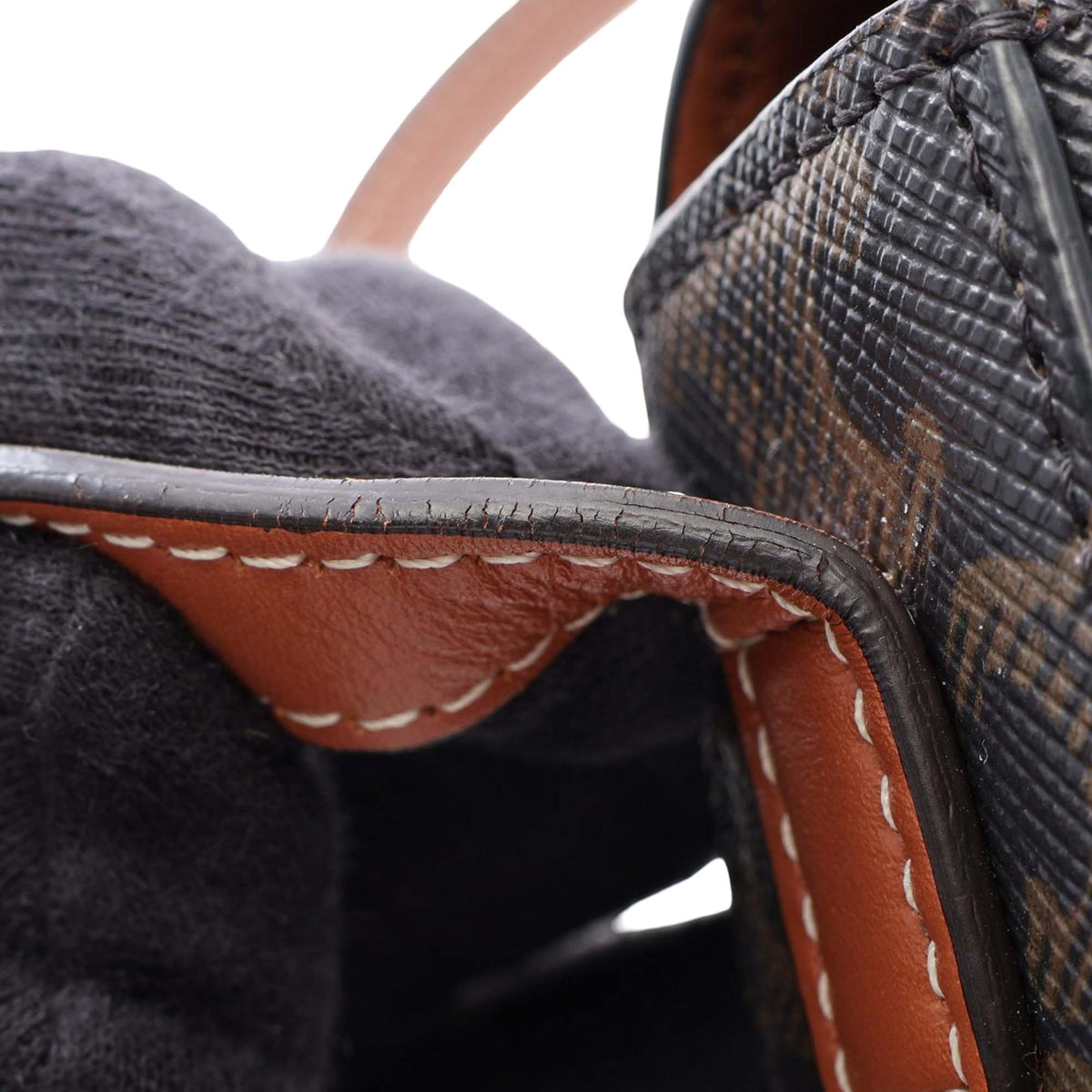 Celine Triomphe Coated Canvas Claude Shoulder Bag