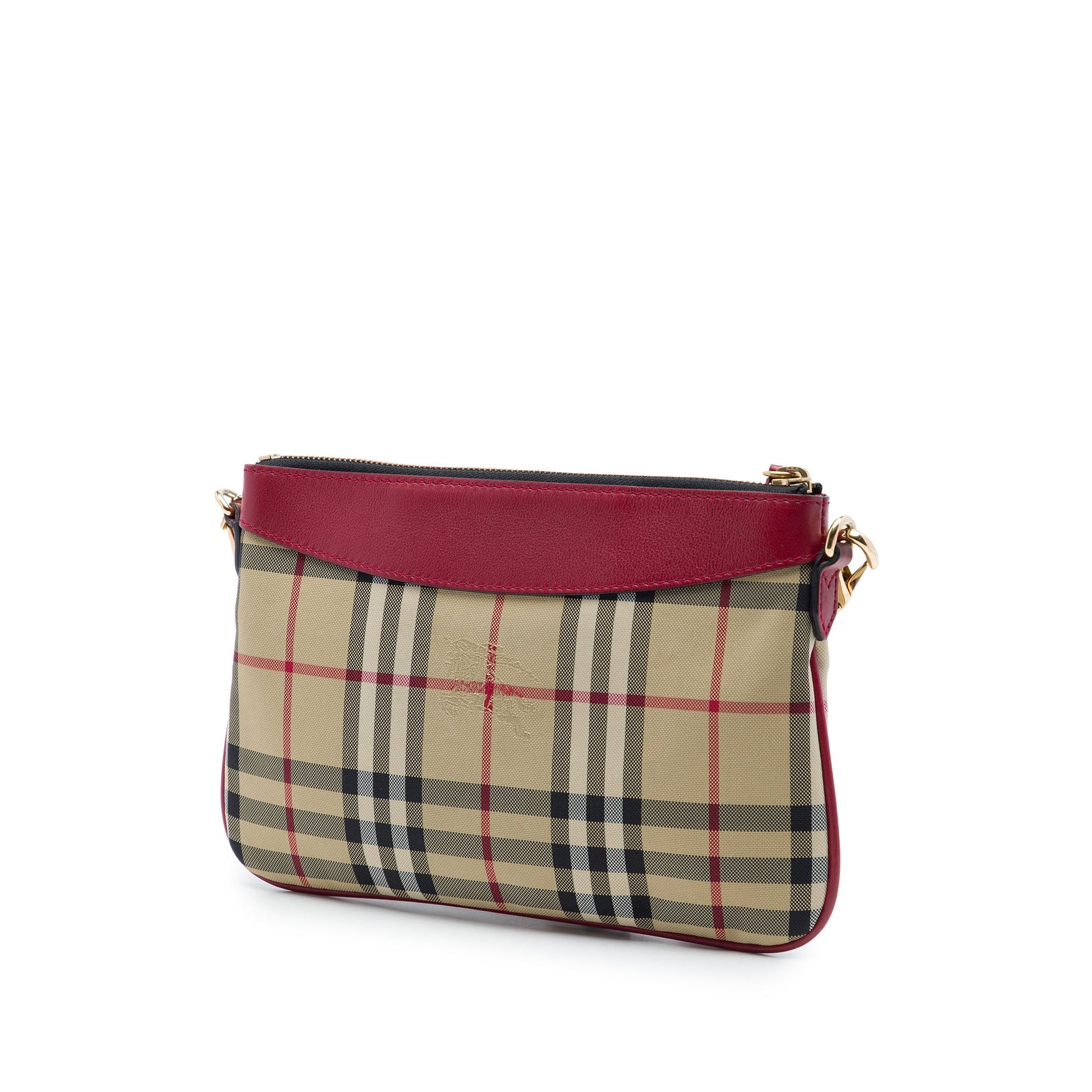 Burberry Haymarket Check Nylon Peyton Crossbody