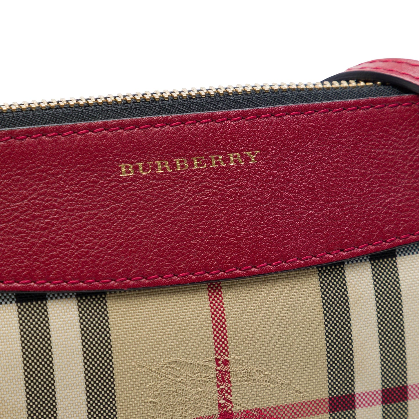 Burberry Haymarket Check Nylon Peyton Crossbody