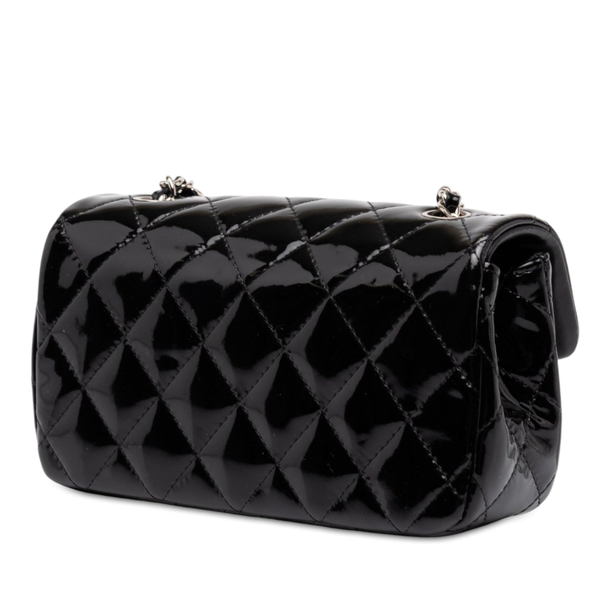 Chanel Extra Mini Rectangular Classic Patent Single Flap