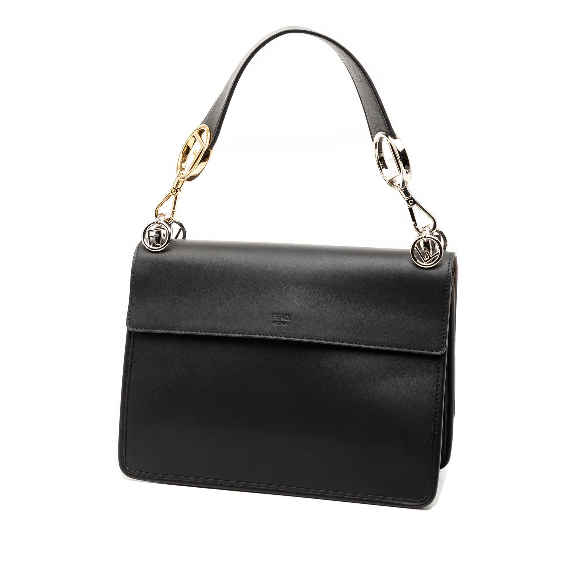 Fendi Smooth Leather Kan I F Satchel