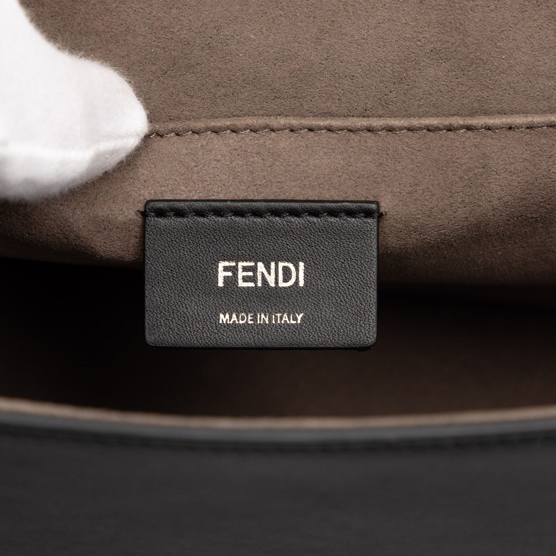 Fendi Smooth Leather Kan I F Satchel