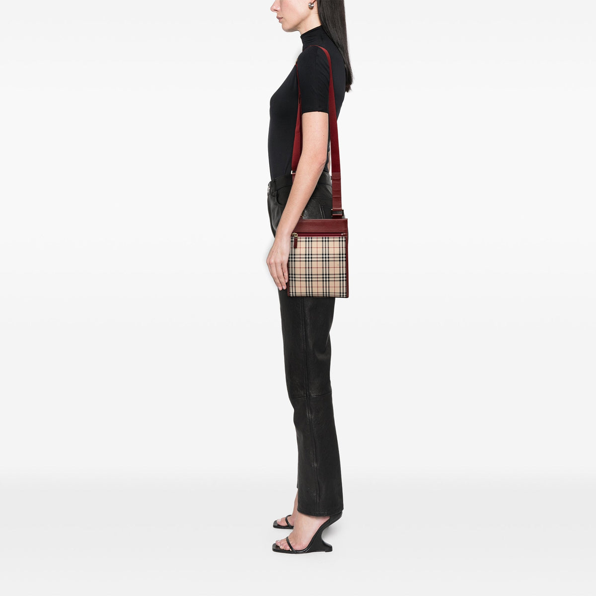 Burberry House Check Canvas Crossbody