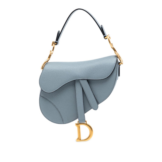 Dior Grained Calfskin Saddle Bag
