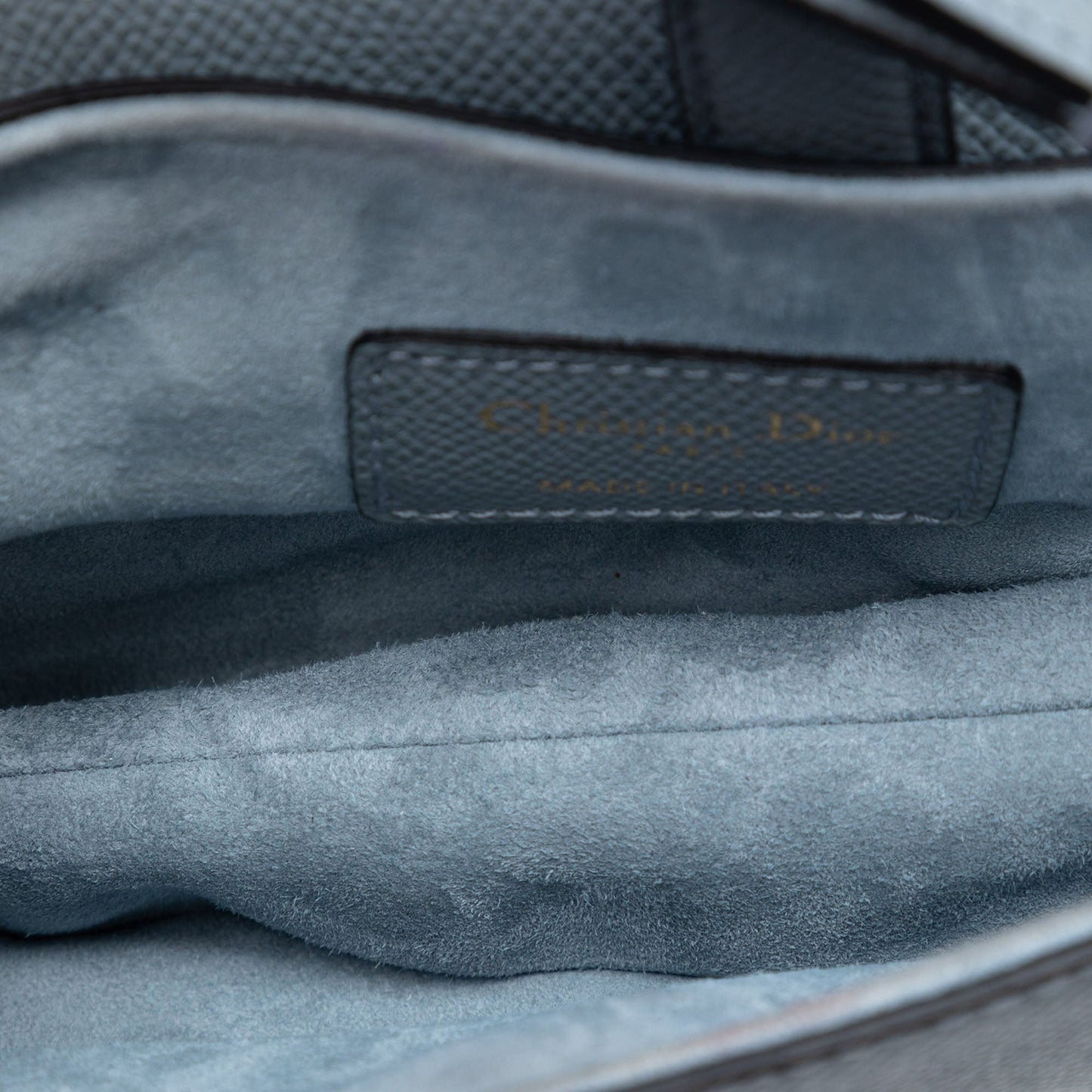 Dior Grained Calfskin Saddle Bag