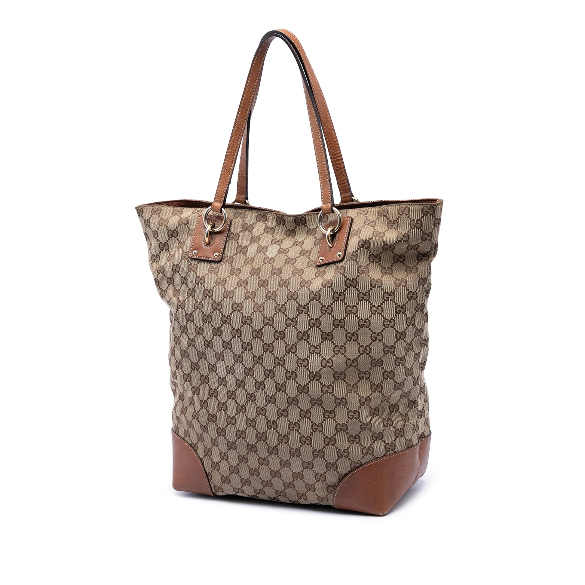 Gucci Large GG Canvas GG Charm Tote