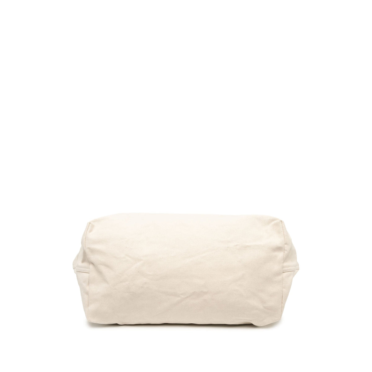 Saint Laurent Maxi Canvas Rive Gauche Shopper Tote — White