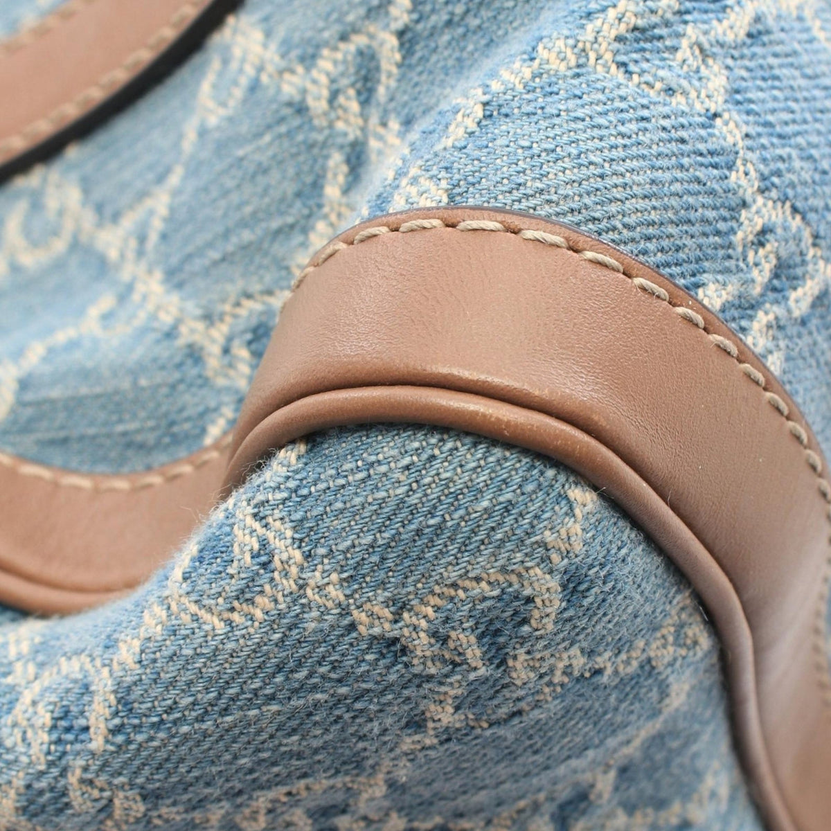 Gucci Small GG Denim Joy Boston Bag
