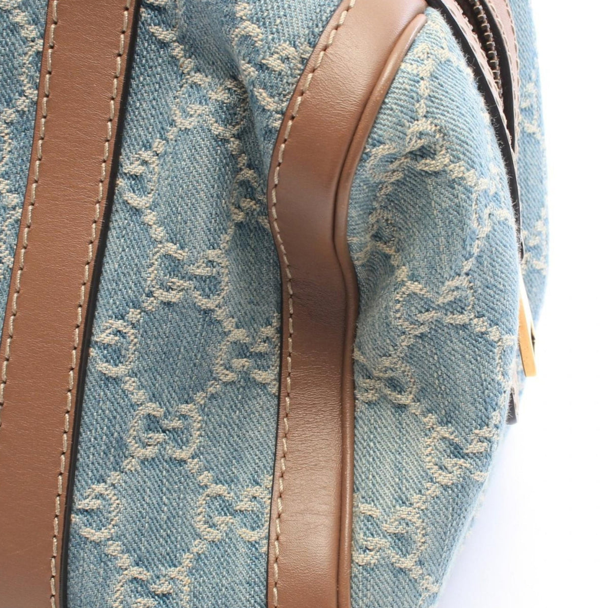 Gucci Small GG Denim Joy Boston Bag