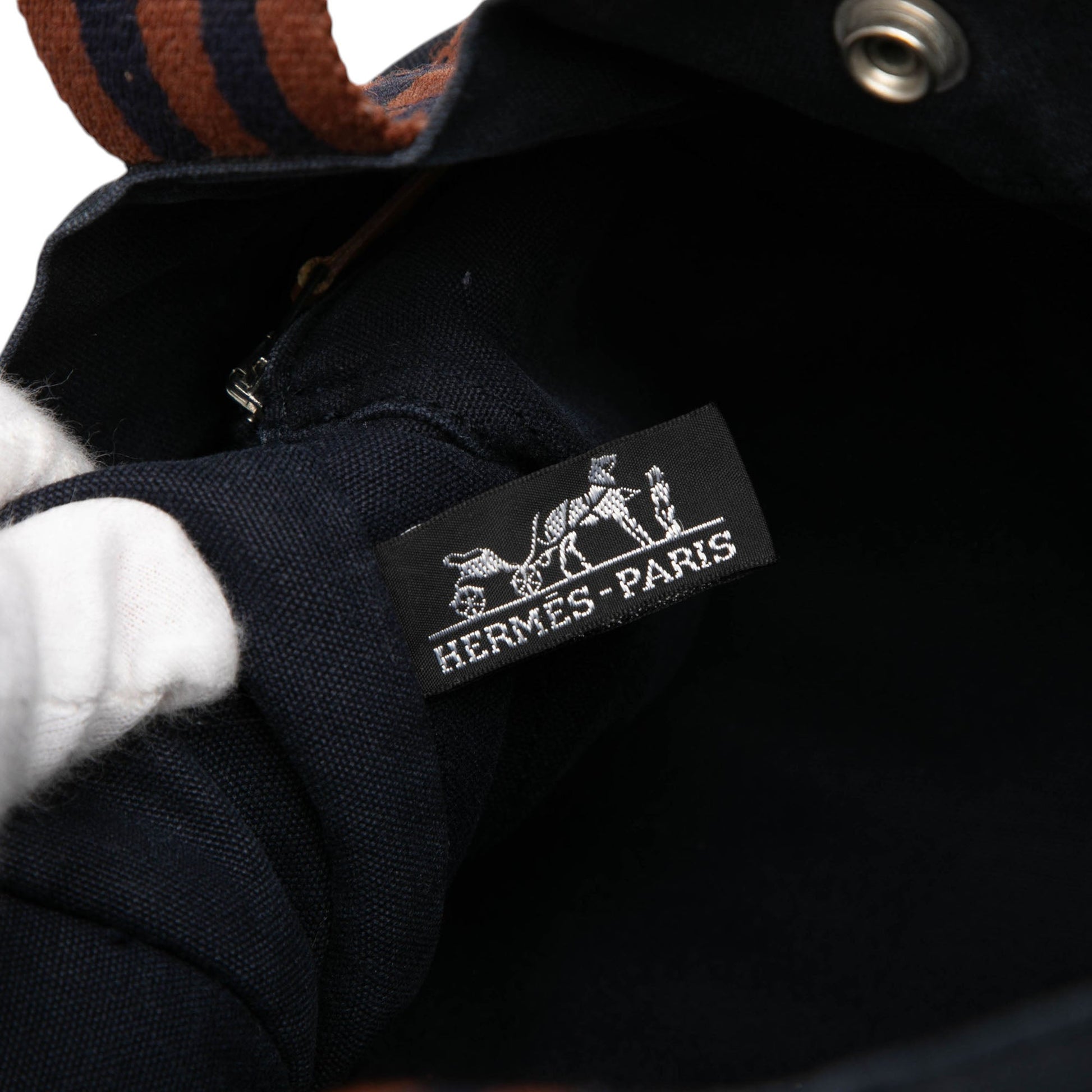 Hermès Canvas Fourre Tout MM