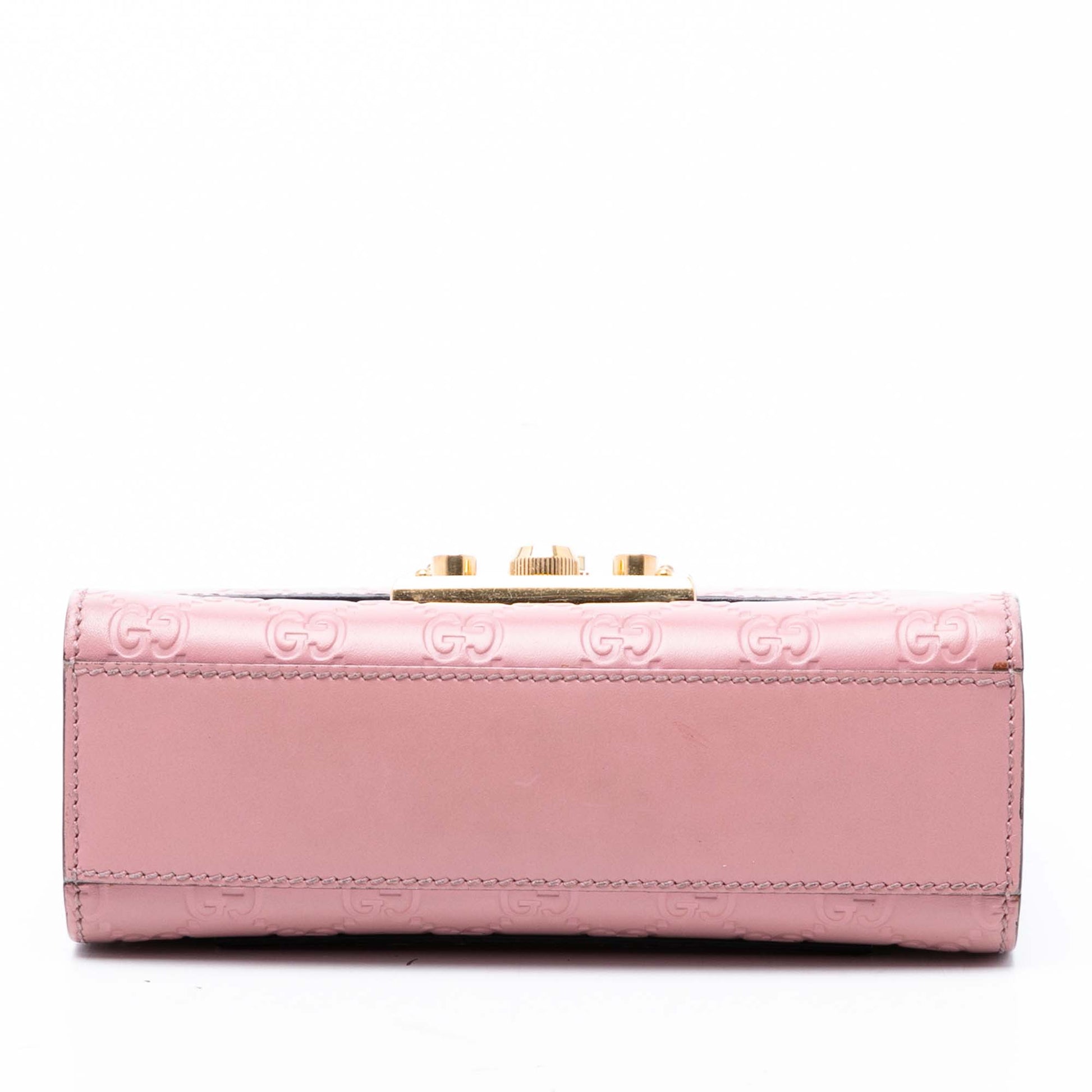 Gucci Small Guccissima Padlock Crossbody