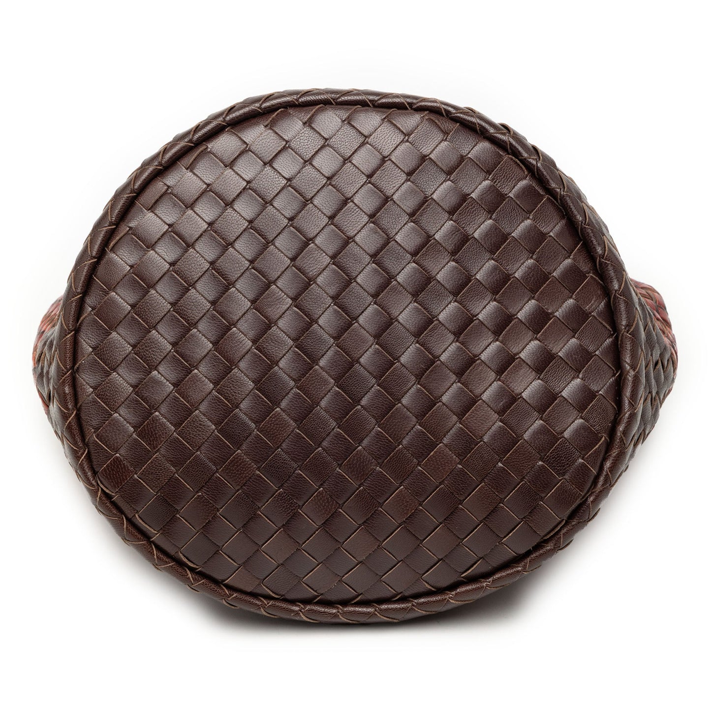 Bottega Veneta Bicolor Nappa Intrecciato Bucket Bag