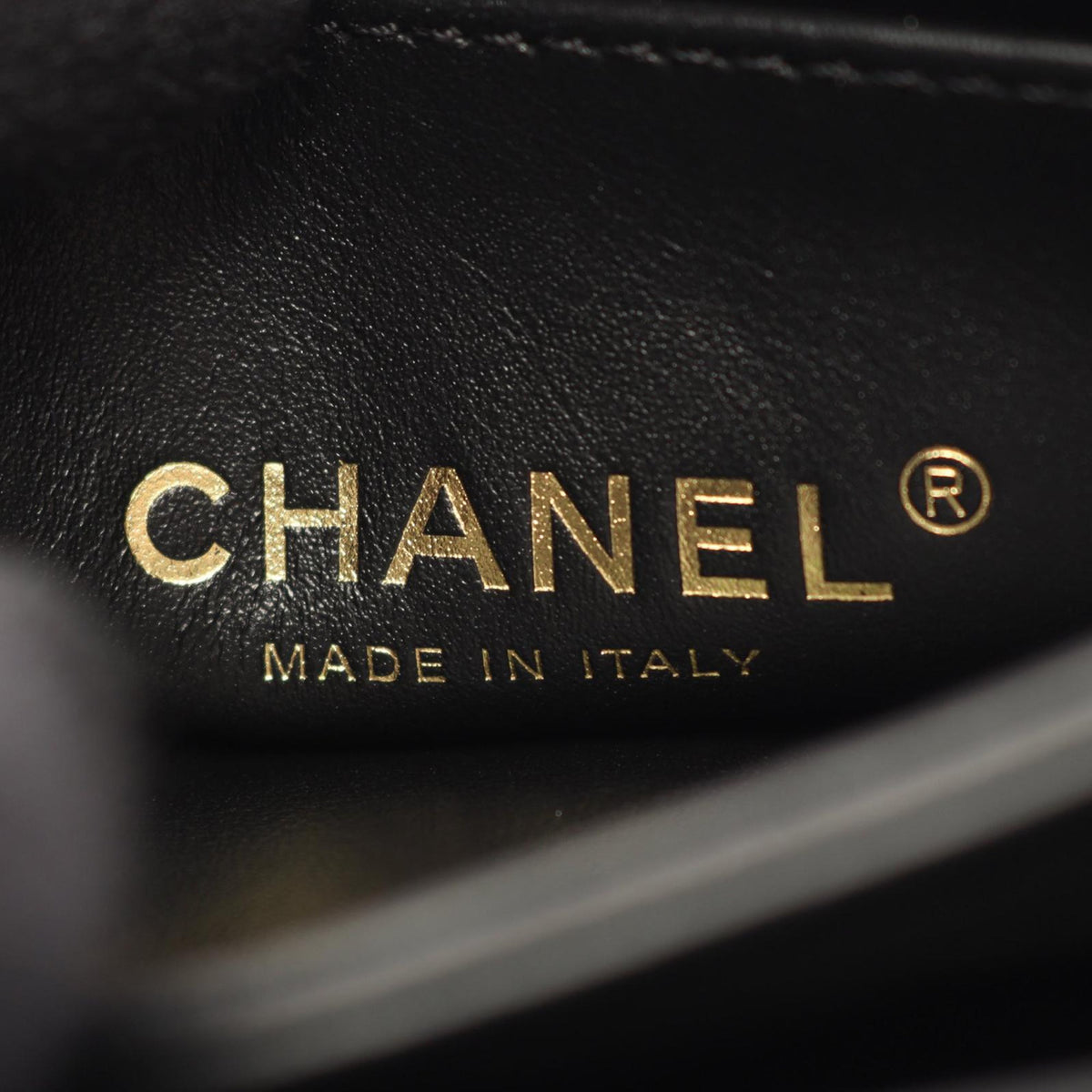Chanel Mini Quilted Lambskin Color Match Flap — Black