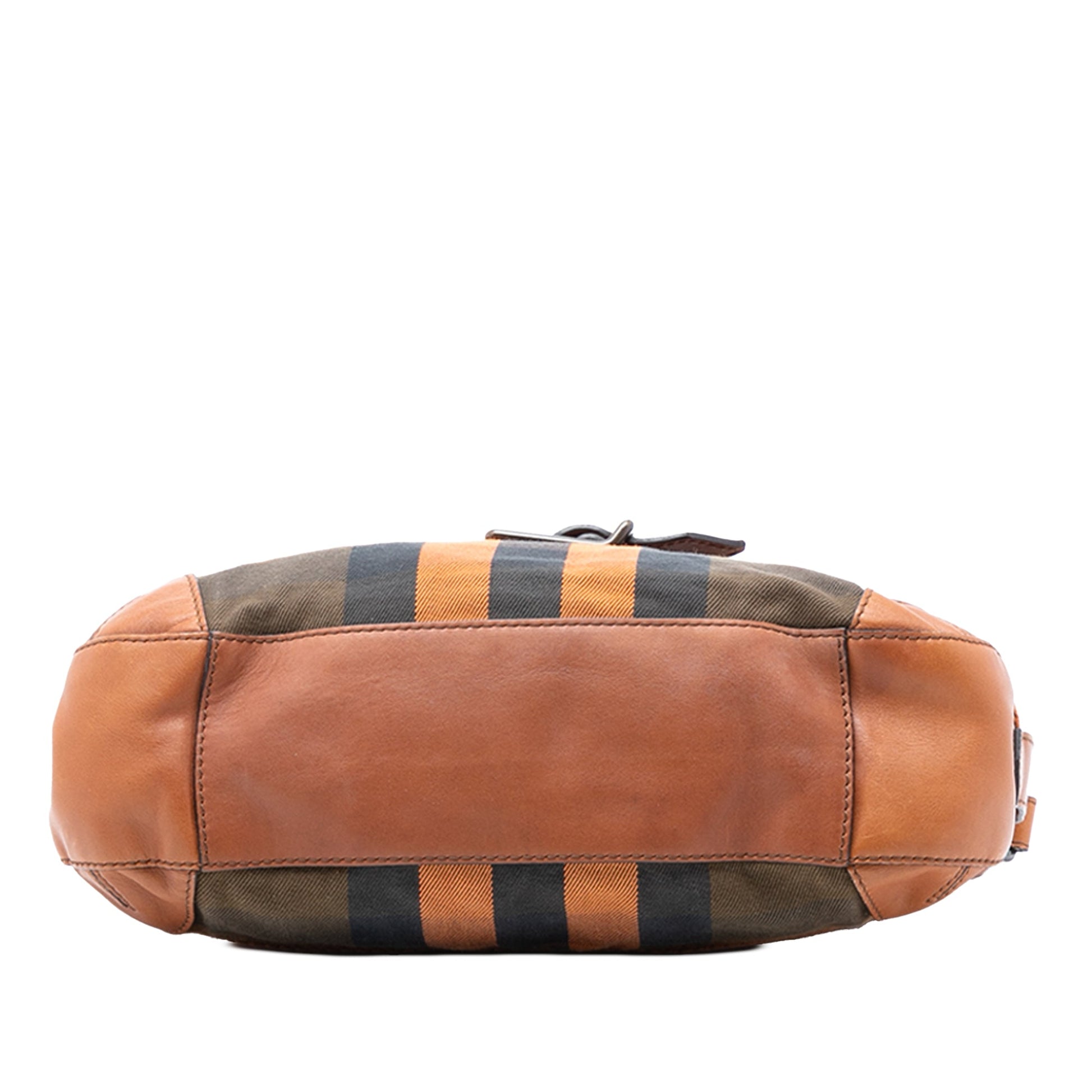 Burberry Mega Check Canvas and Leather Belted Crossbody