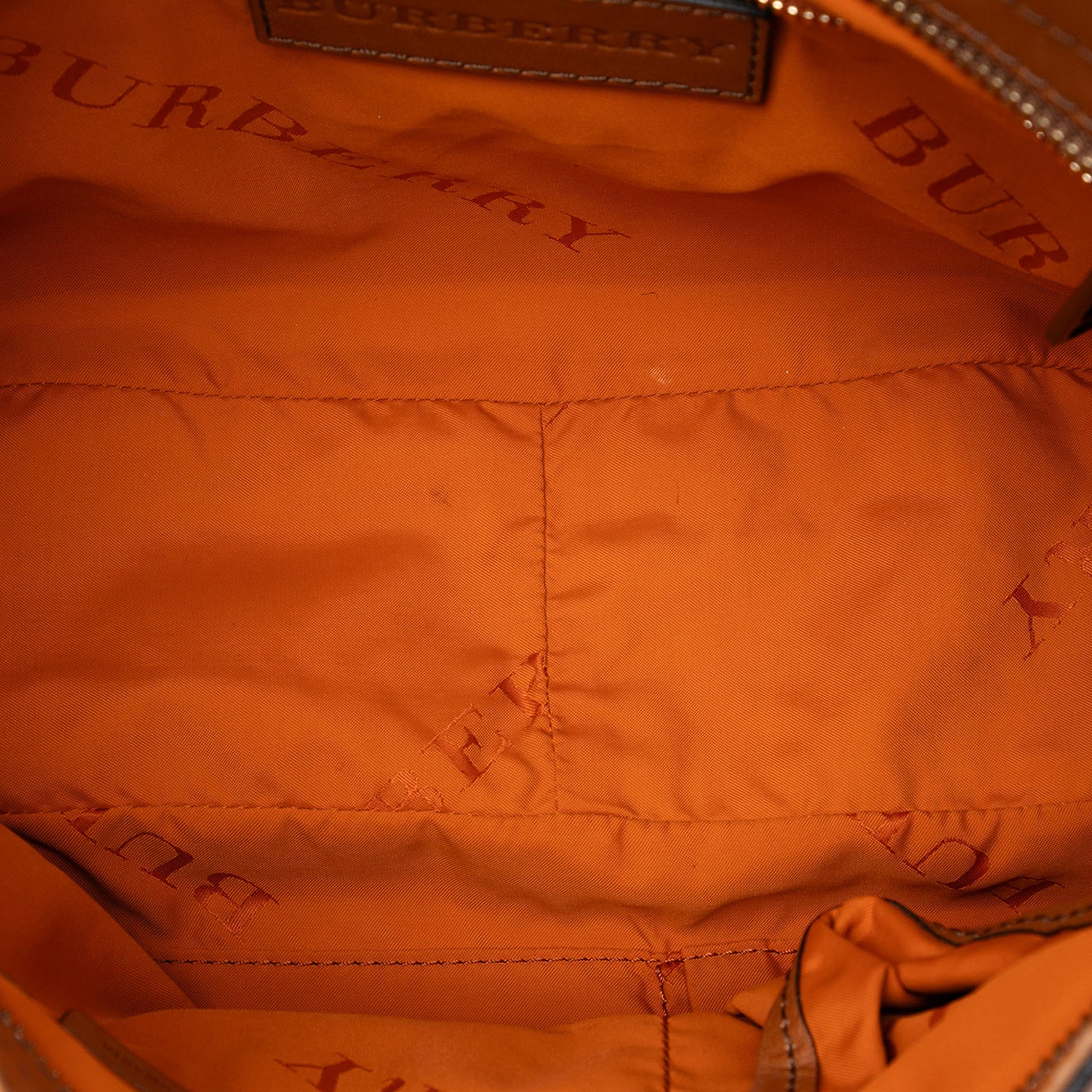 Burberry Mega Check Canvas and Leather Belted Crossbody