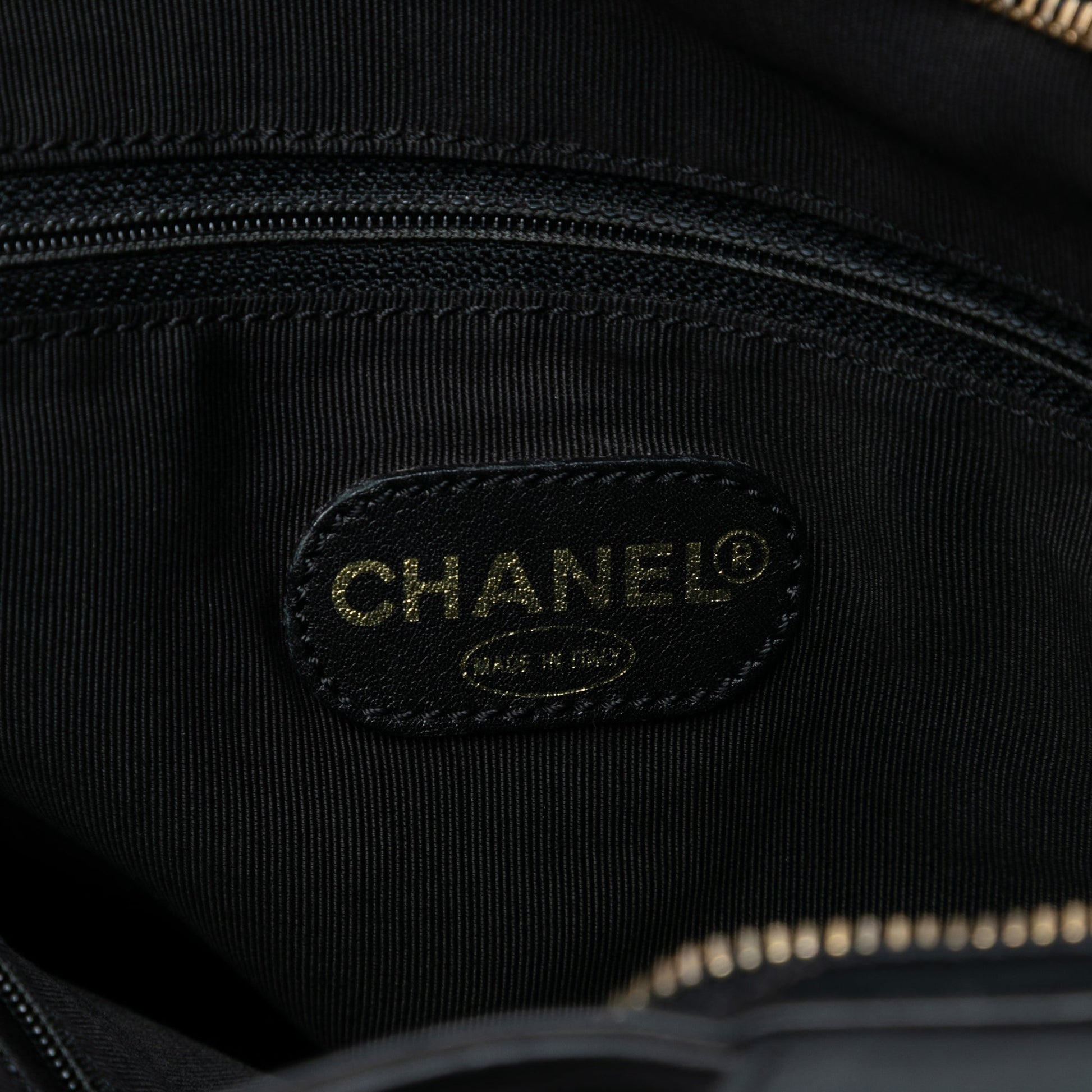 Chanel CC Embossed Leather Tote