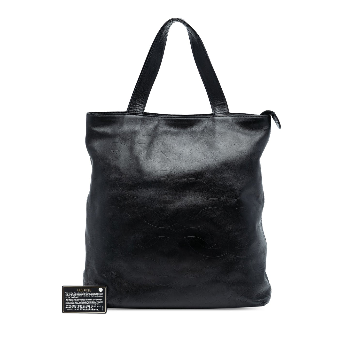 Chanel CC Embossed Leather Tote