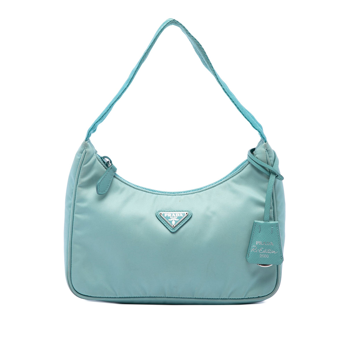 Prada Mini Tessuto Re Edition 2000 Shoulder Bag — Blue