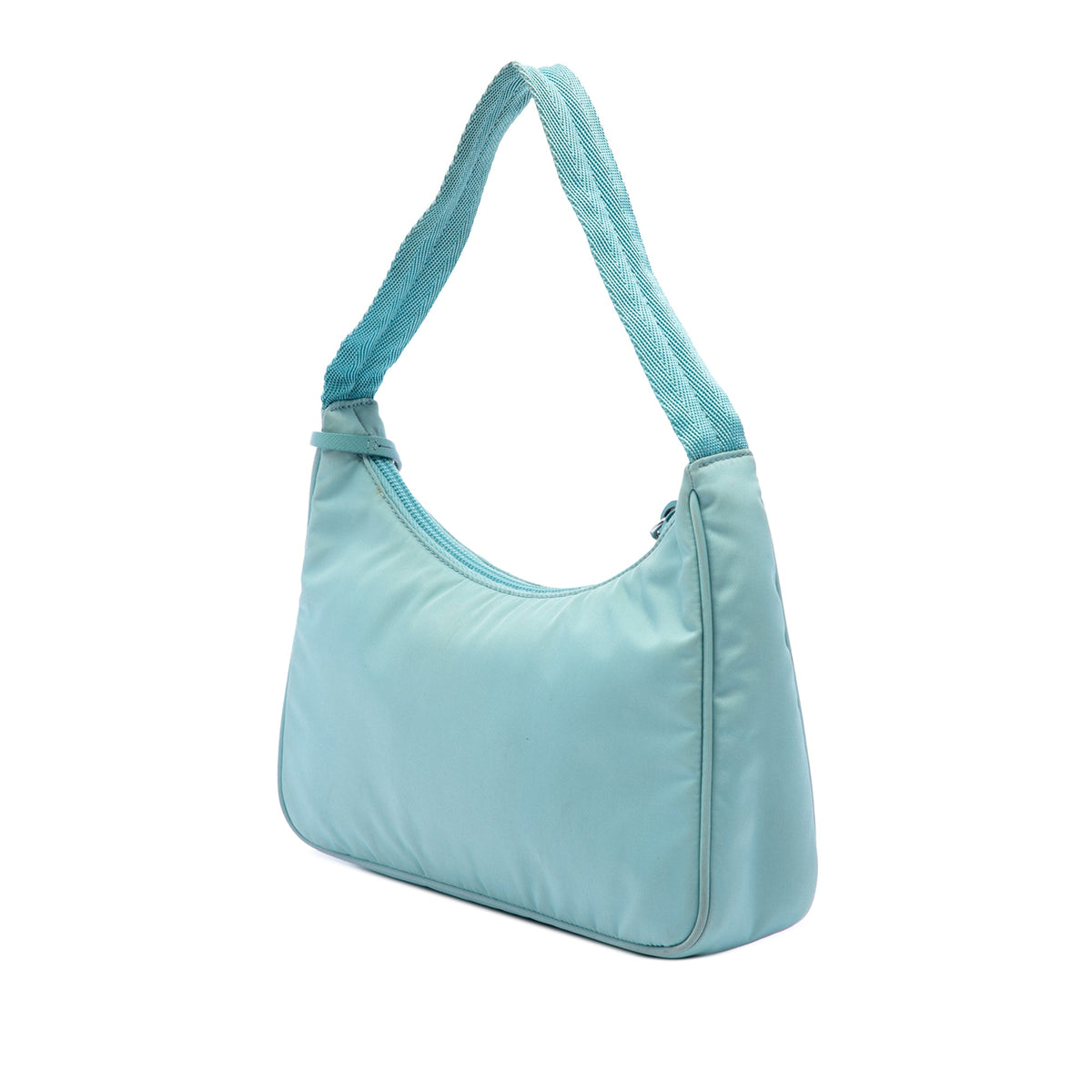 Prada Mini Tessuto Re Edition 2000 Shoulder Bag — Blue