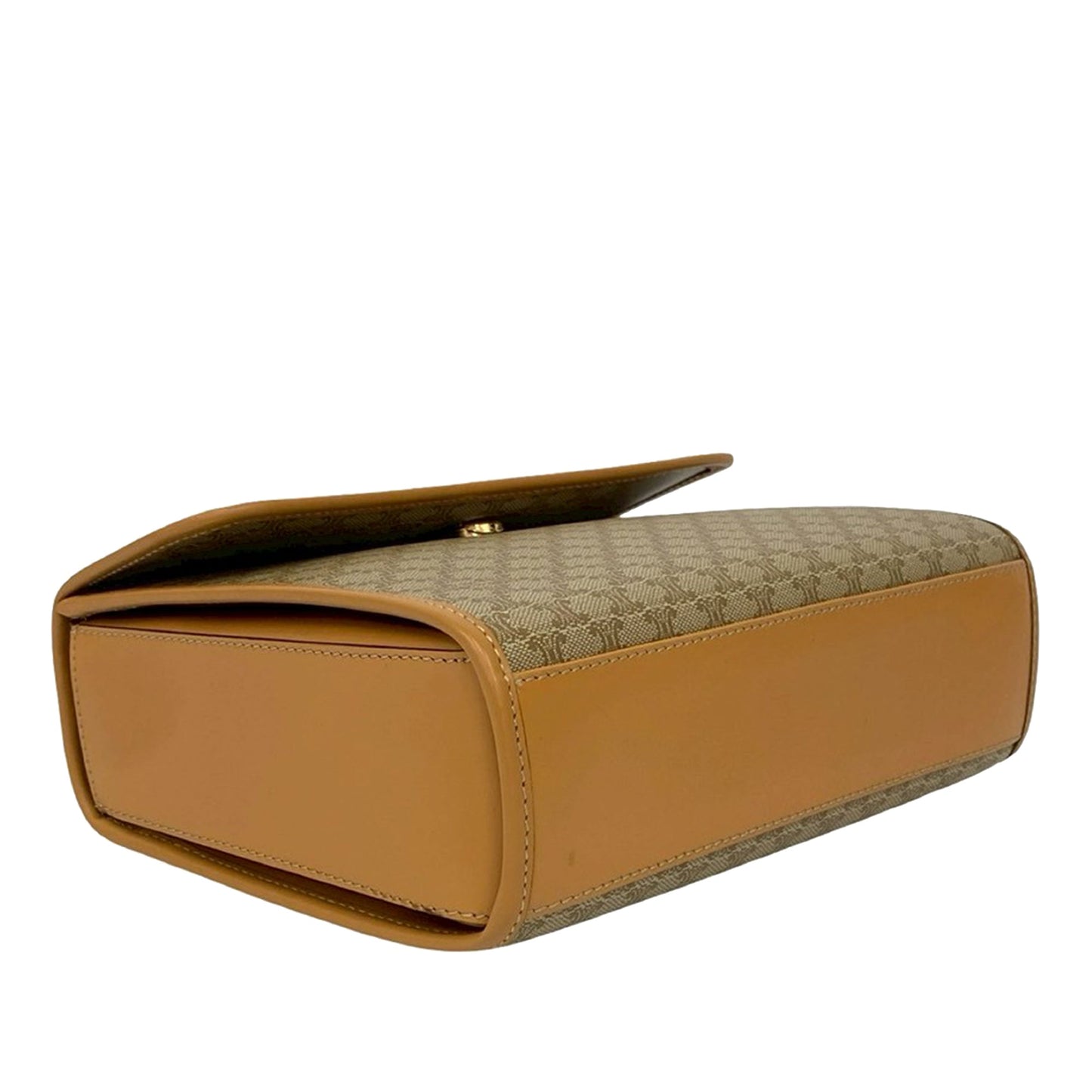 Celine Macadam Coated Canvas Satchel