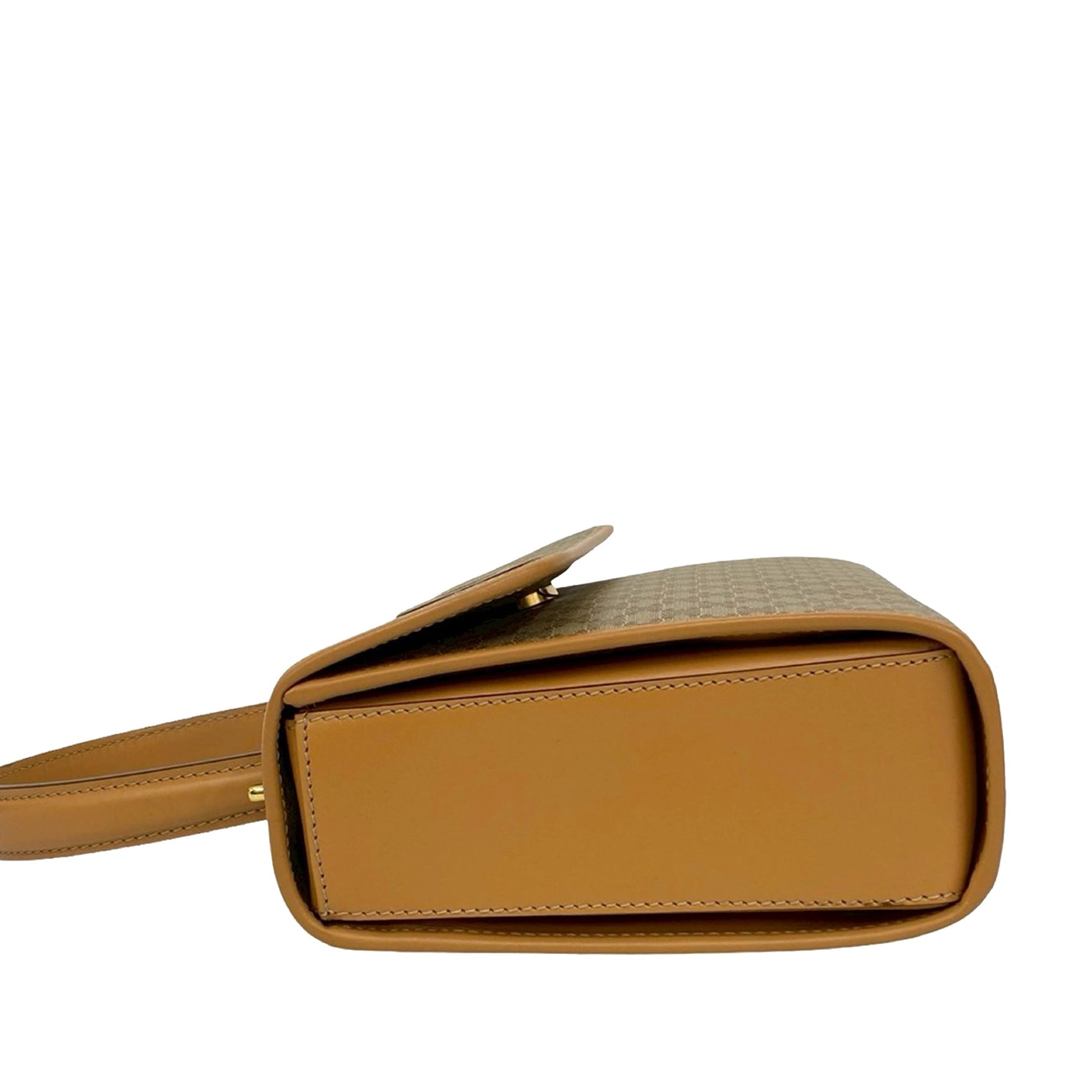 Celine Macadam Coated Canvas Satchel