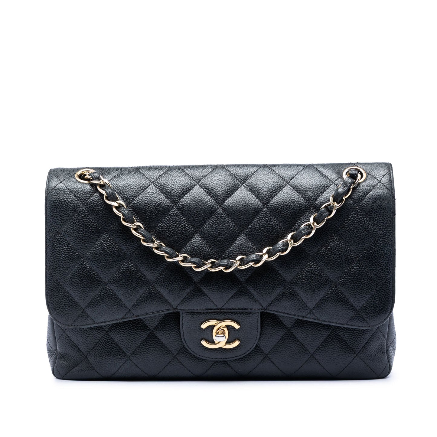 Chanel Jumbo Classic Caviar Double Flap