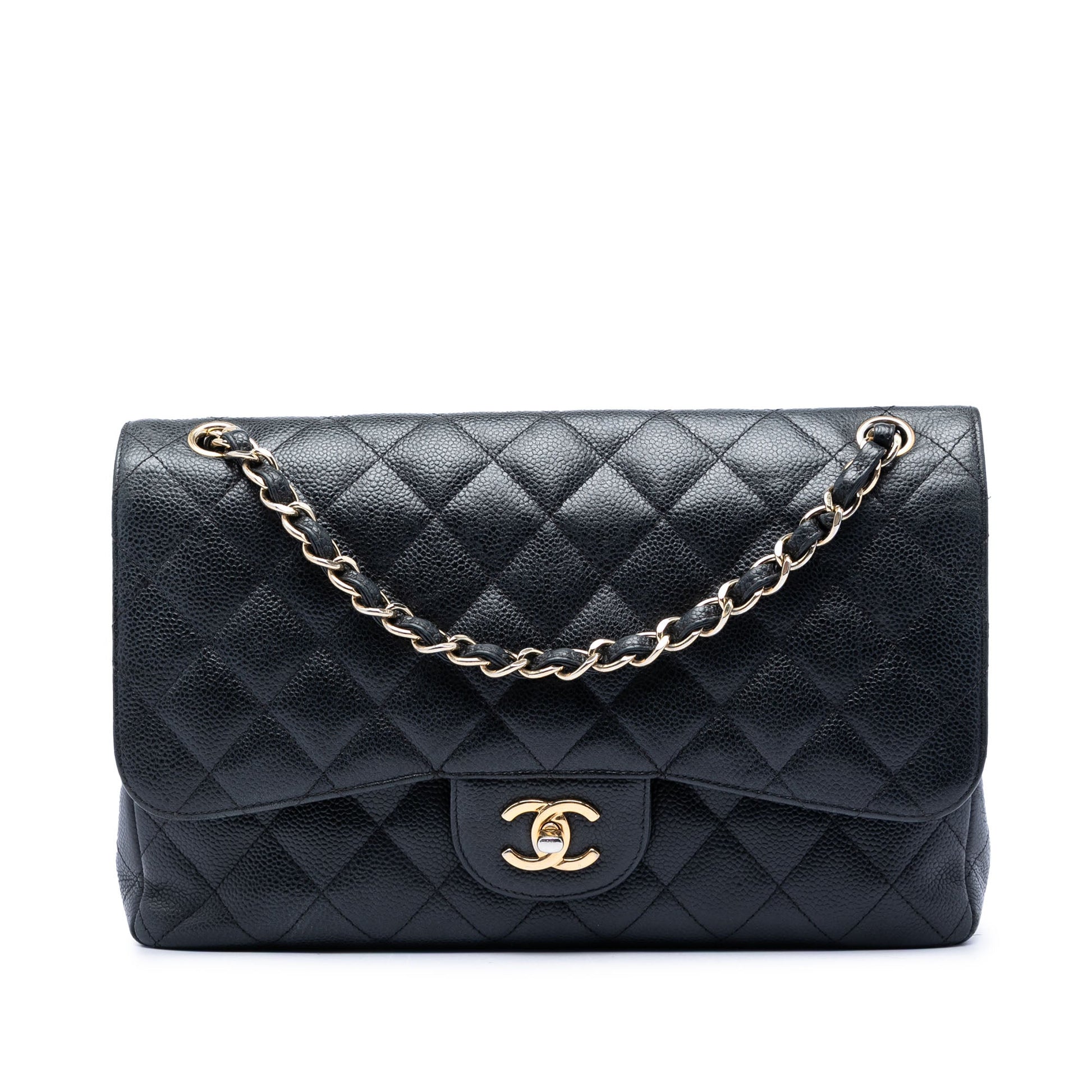 Chanel Jumbo Classic Caviar Double Flap