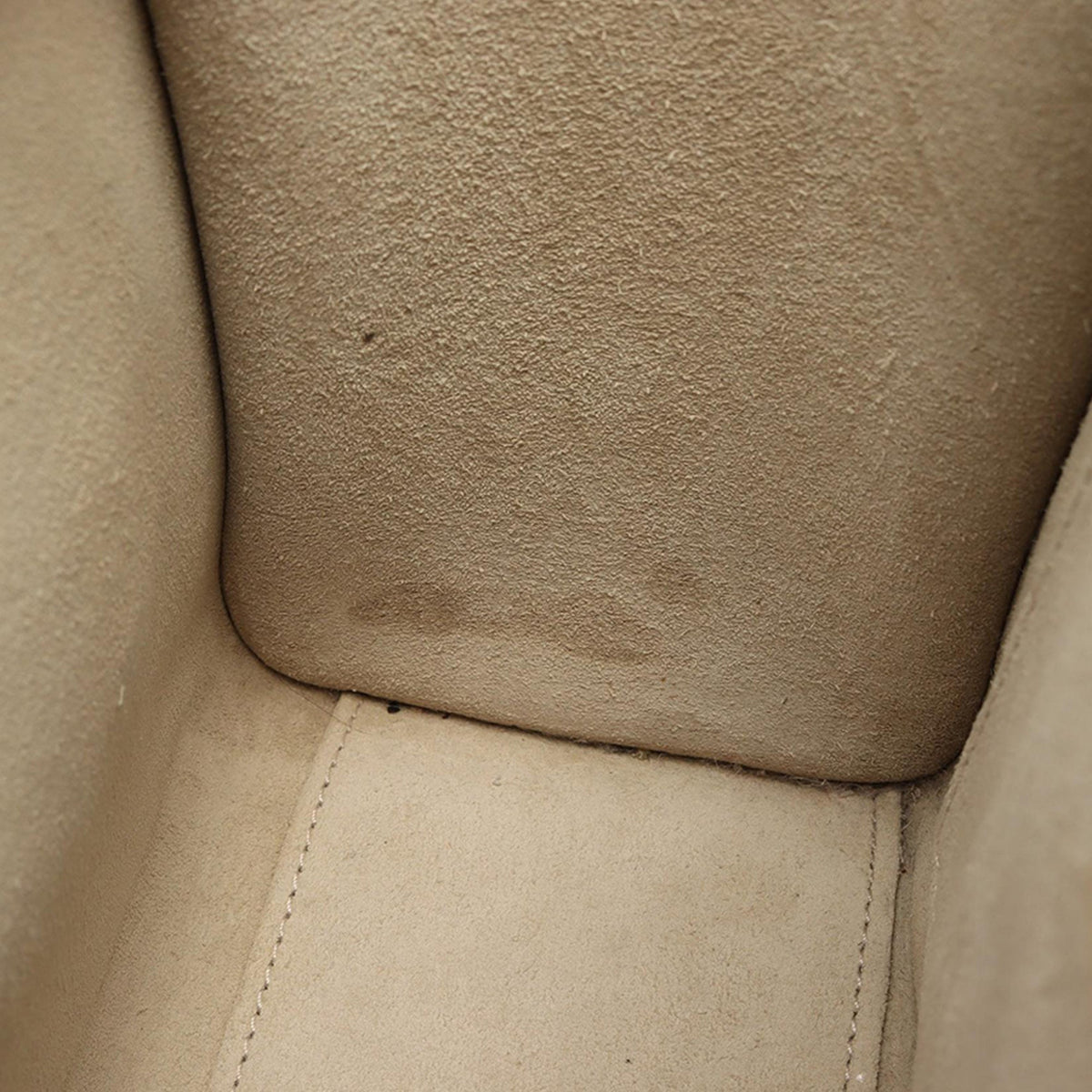 Celine Nano Leather Luggage Tote — Beige