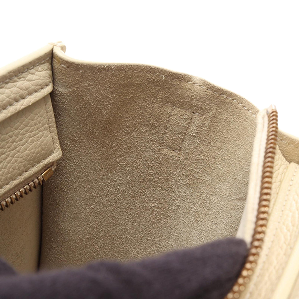 Celine Nano Leather Luggage Tote — Beige